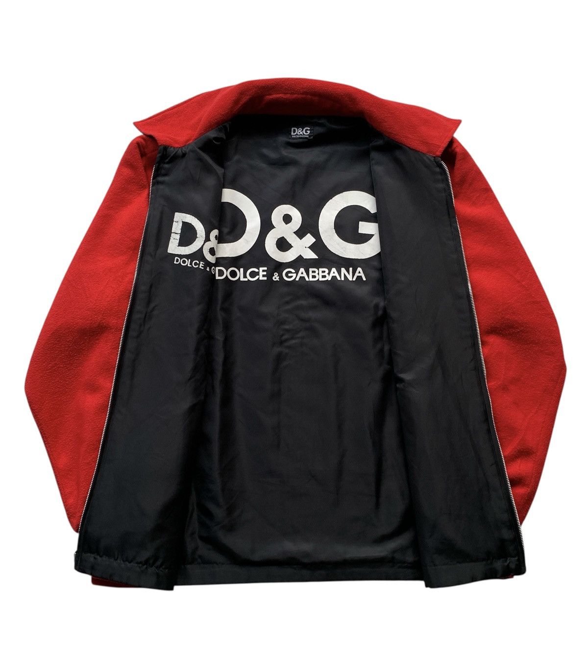 Dolce & Gabbana Vintage Dolce & Gabbana Spell Out Big Logo Reversible Jacket Size US XL / EU 56 / 4 - 5 Thumbnail