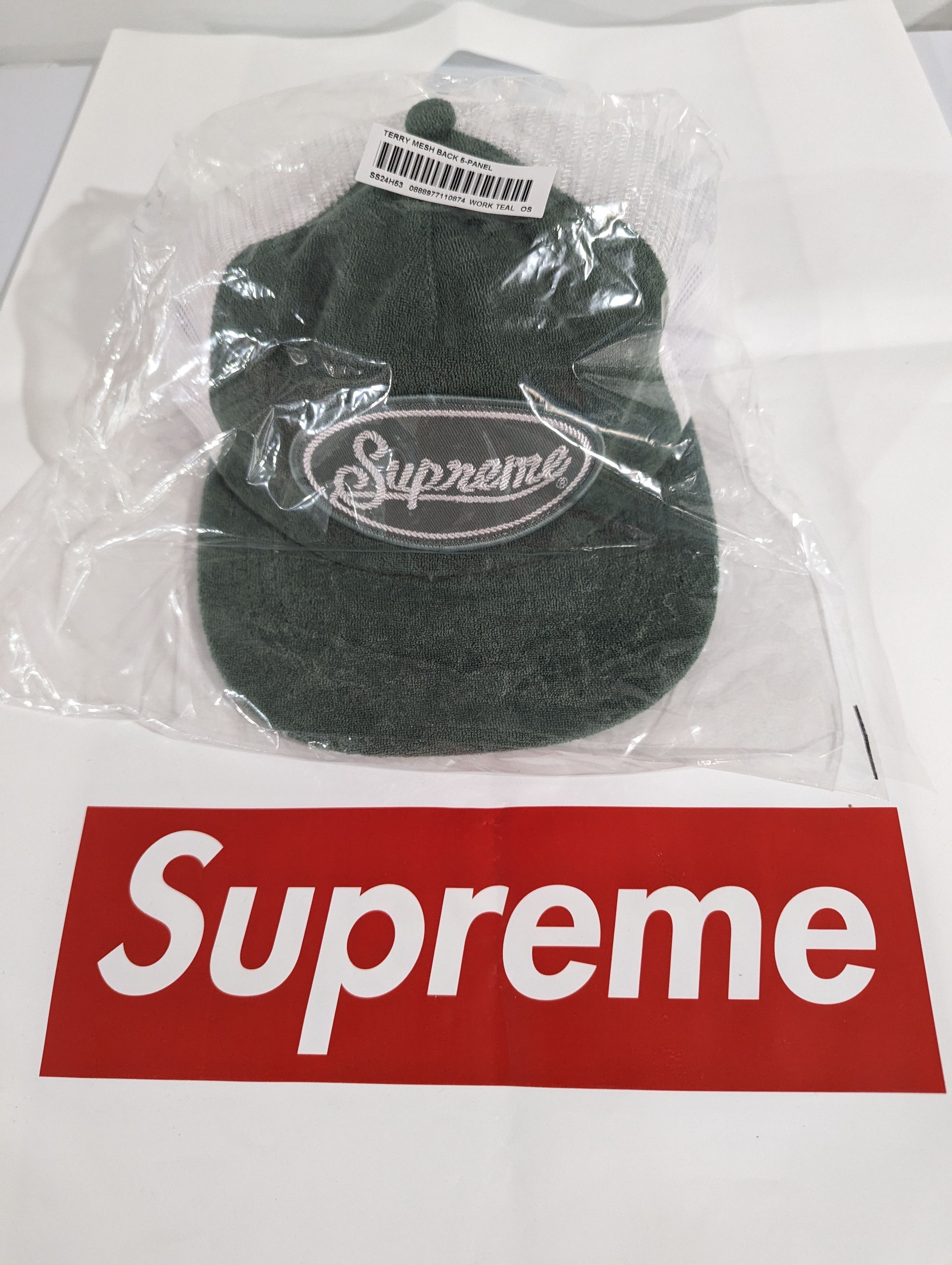 Supreme Supreme Terry Mesh Back 5-Panel Size ONE SIZE - 3 Thumbnail
