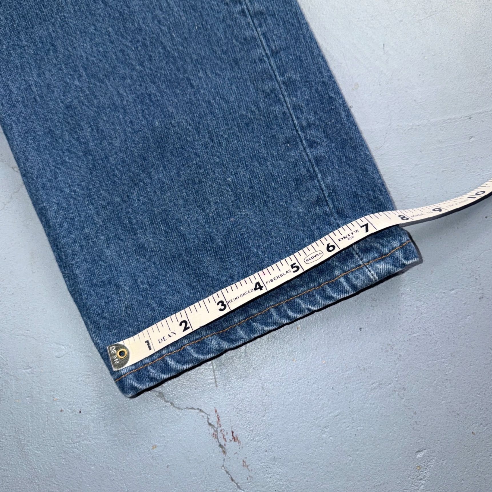 Levi's VINTAGE Levi's 501 Jeans Straight 90s USA Blue 36x34 Regular Men Size US 36 / EU 52 - 5 Thumbnail