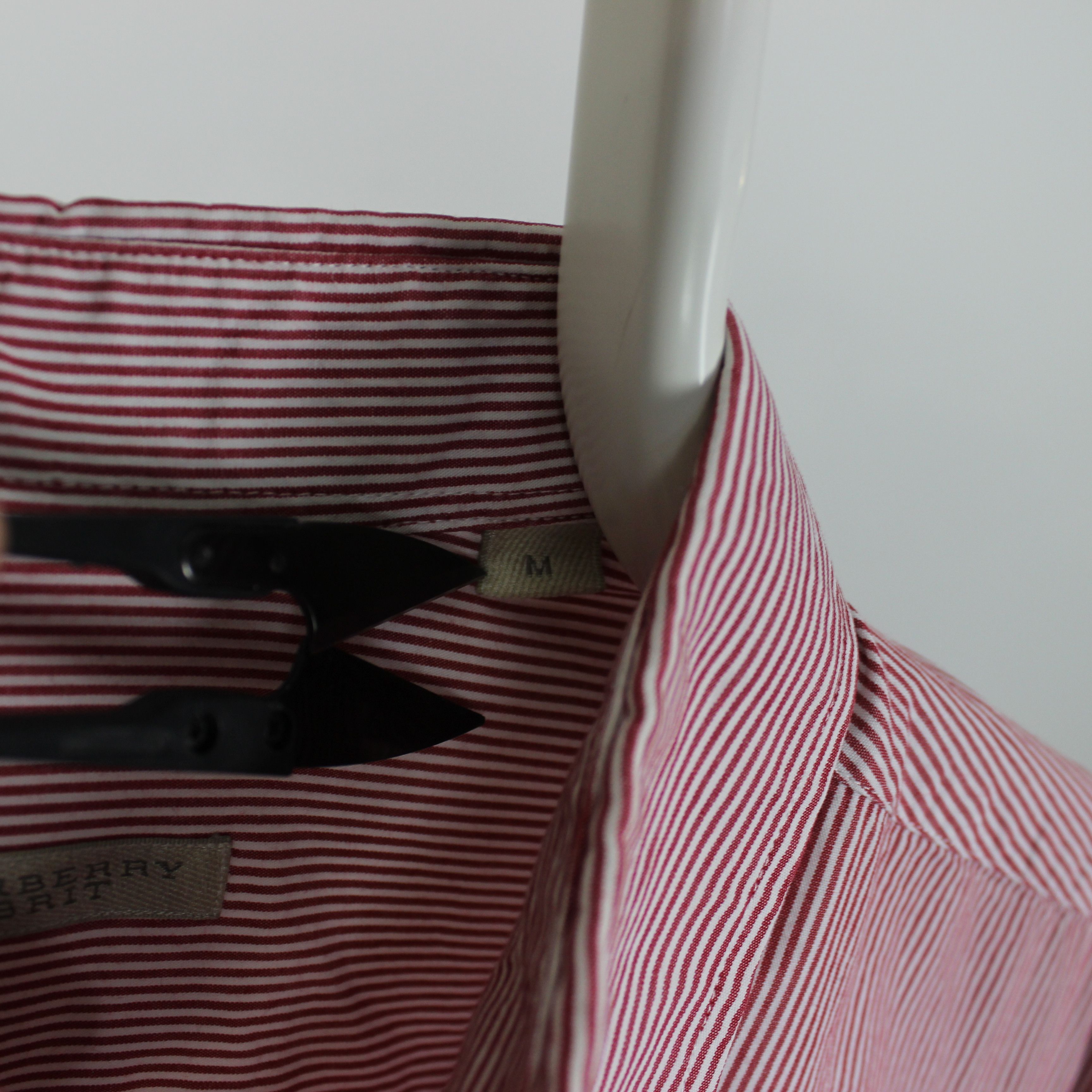 Burberry Burberry shirt men cotton button Ups red M Size US M / EU 48-50 / 2 - 6 Thumbnail