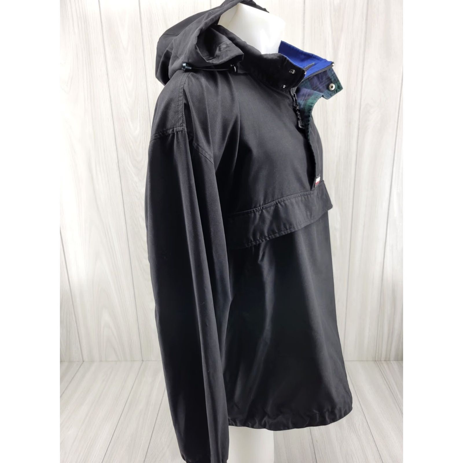 Ralph Lauren VINTAGE Chaps Ralph Lauren Mens Black 1/4 Zip Pullover Windbreaker Jacket XL Size US XL / EU 56 / 4 - 5 Thumbnail