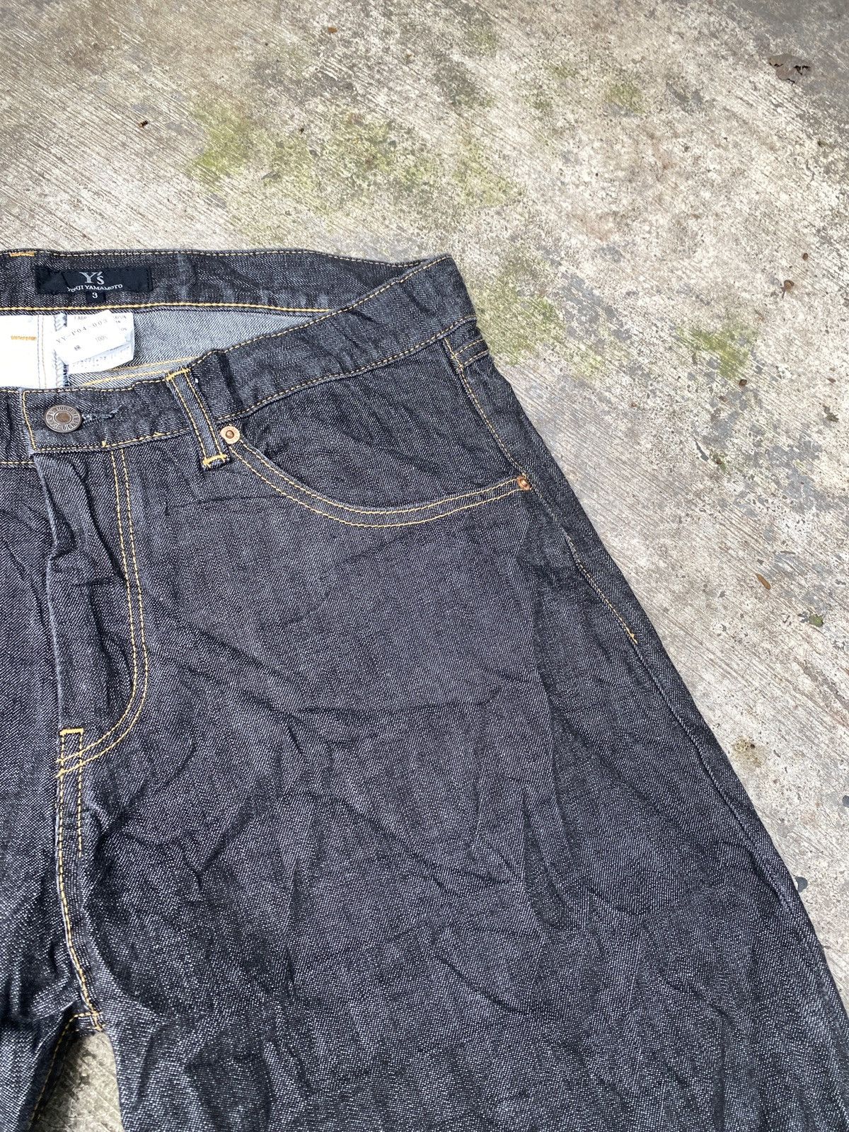 Yohji Yamamoto Yohji yamamoto 5 pocket baggy/wide denim jeans Size US 36 / EU 52 - 6 Thumbnail