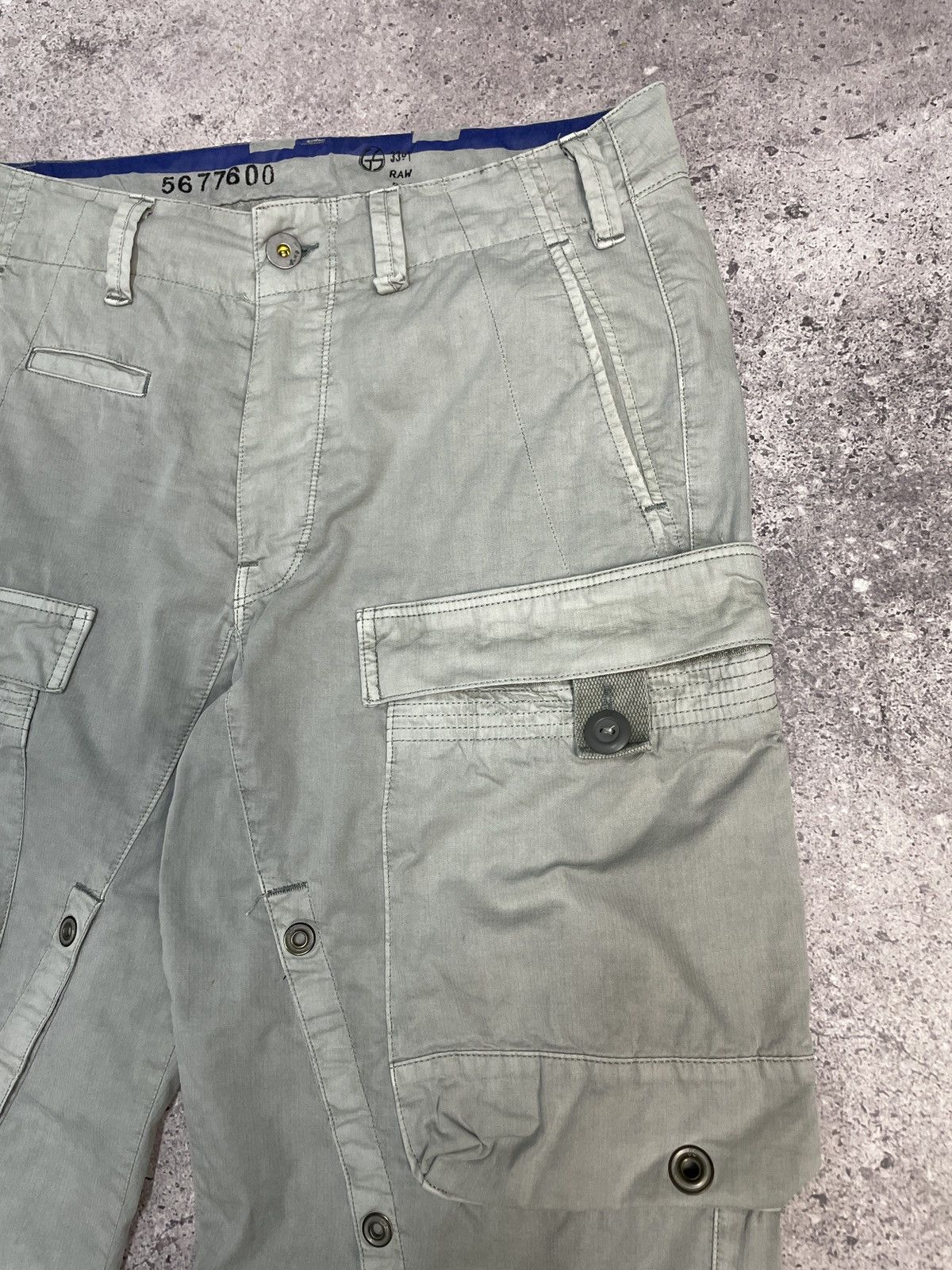 G-Star × Japanese Brand × Vintage Vintage G Srar Raw Y2K Baggy Fit Cargo Jeans Pants Size US 32 / EU 48 - 9 Thumbnail