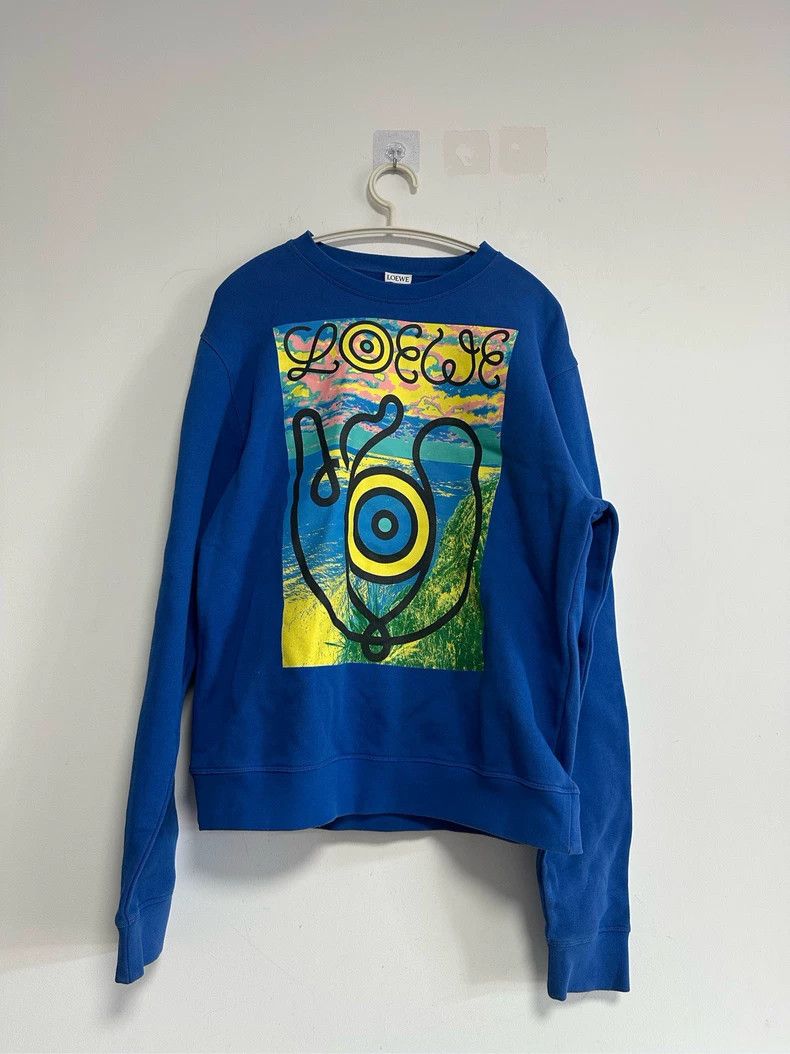 Loewe LOEWE Blue hoodie Size XL / US 12-14 / IT 48-50 - 1 Thumbnail