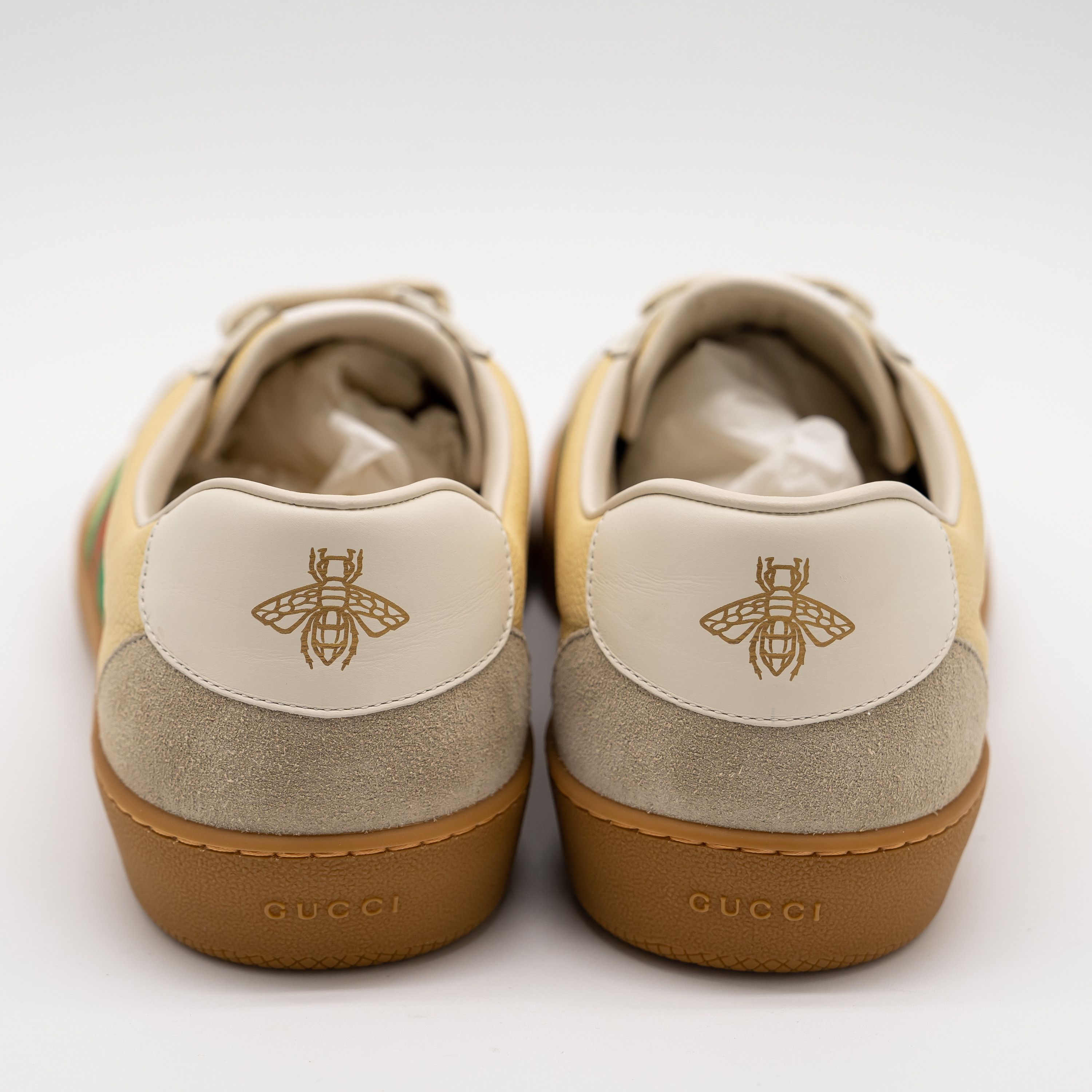Gucci Gucci Web G74 GG Sneakers Bees Yellow Web Red Green Size US 14 / EU 47 - 5 Thumbnail