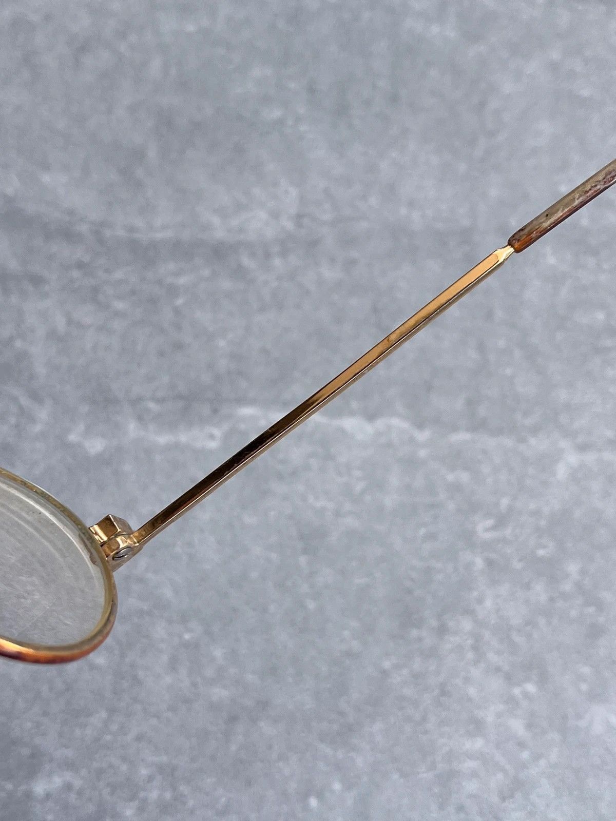 Gianfranco Ferre GFF Gianfranco Ferre Vintage 60s 70s Gold Metal Eyeglass Size ONE SIZE - 9 Thumbnail