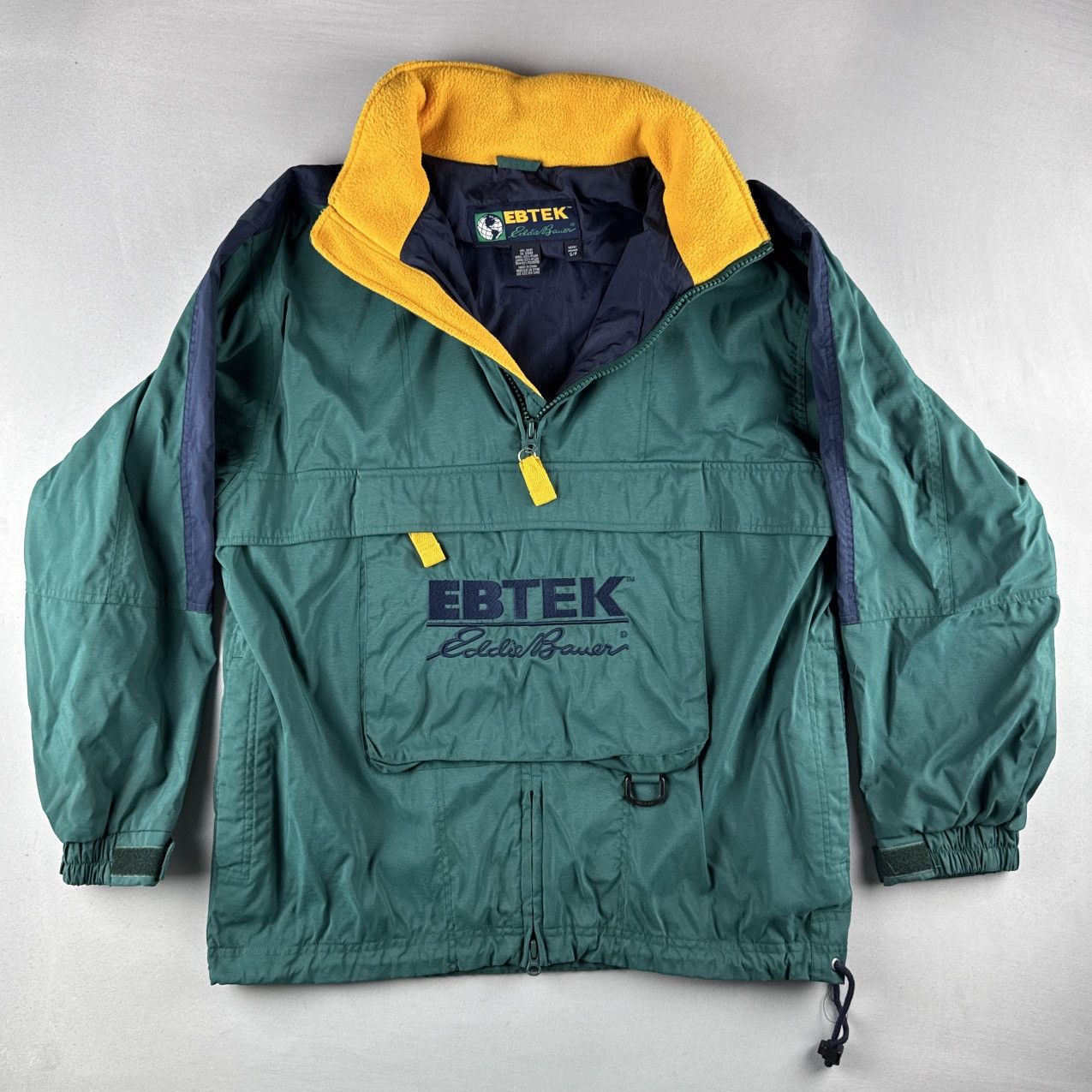 Eddie Bauer Vintage 90s Eddie Bauer EBTEK Anorak Jacket Stowaway Hood S Size US S / EU 44-46 / 1 - 1 Thumbnail