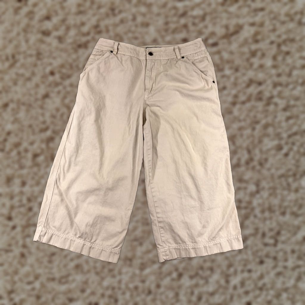 Vintage Caribbean Joe Capri Pants Womens 14 Light Pink Twill Golf Casual Resort Size 36" / US 14 / IT 50 - 1 Thumbnail