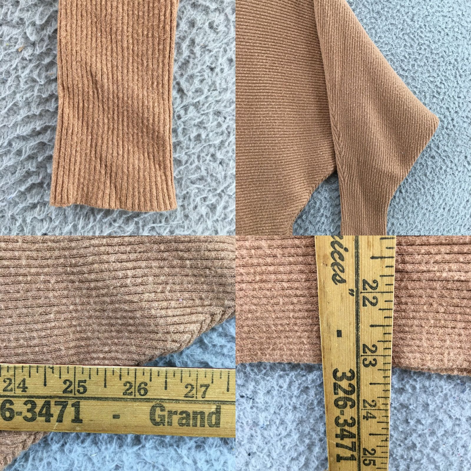 Vintage Philosophy Shirt Womens S Brown Mock Neck Long Sleeve Pullover Knitted Poncho Sweater Top Casual Workwear Size S / US 4 / IT 40 - 8 Thumbnail