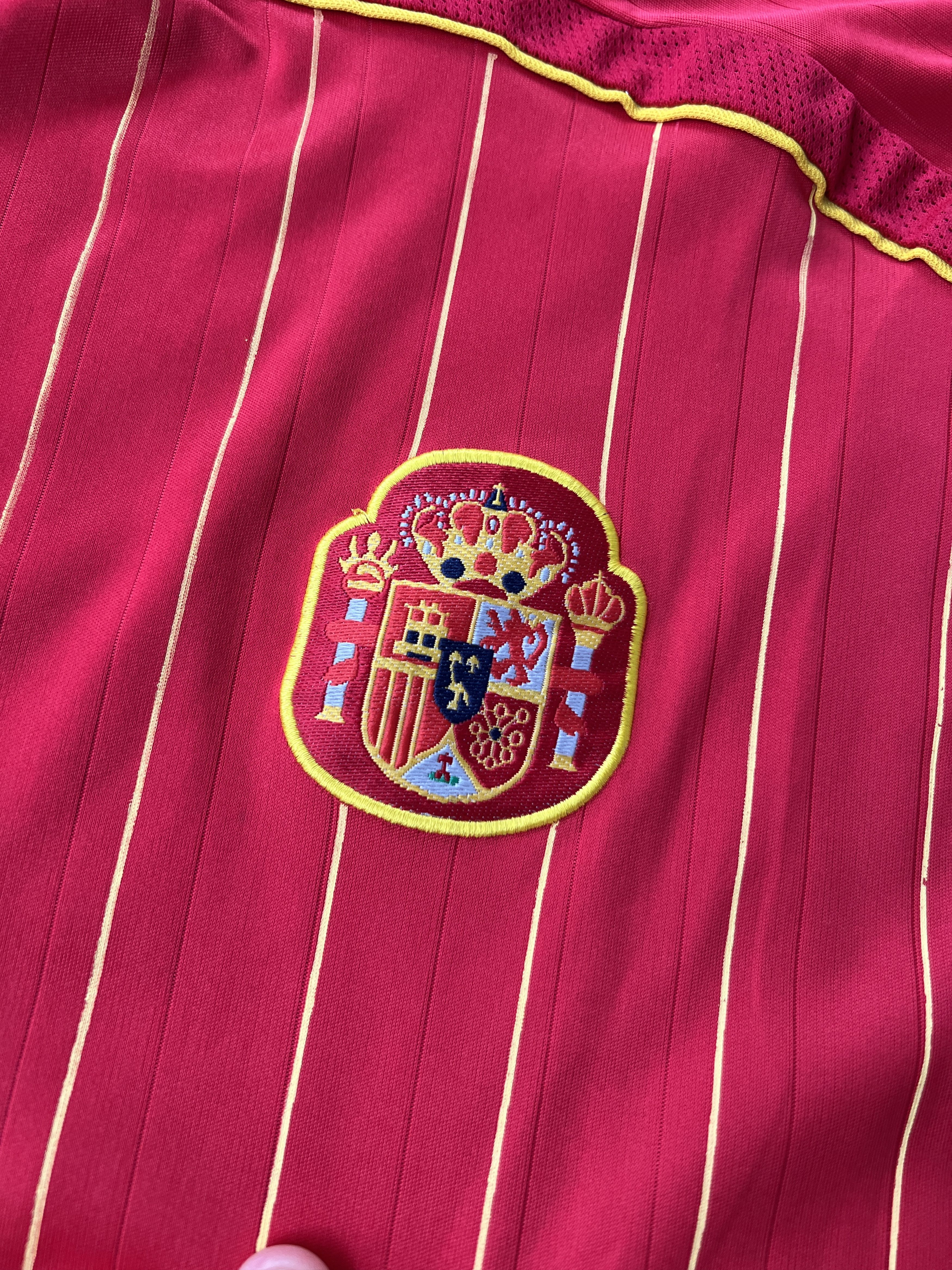 Vintage Spain Football Vintage Jersey Size US XXL / EU 58 / 5 - 2 Thumbnail