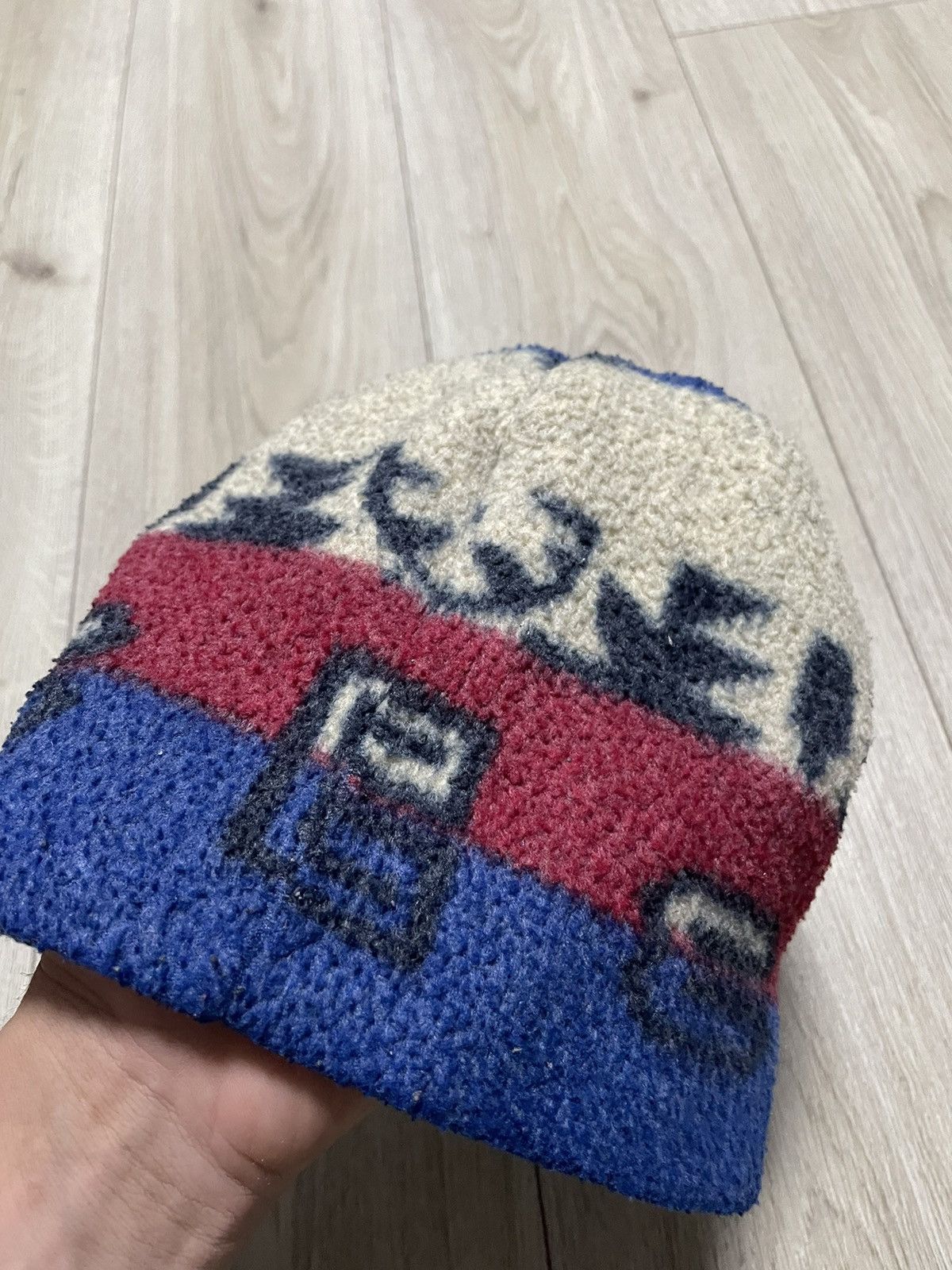 Adidas Vintage 80s Adidas Ski Hat Wool Beanie Made in Taiwan Size ONE SIZE - 6 Thumbnail