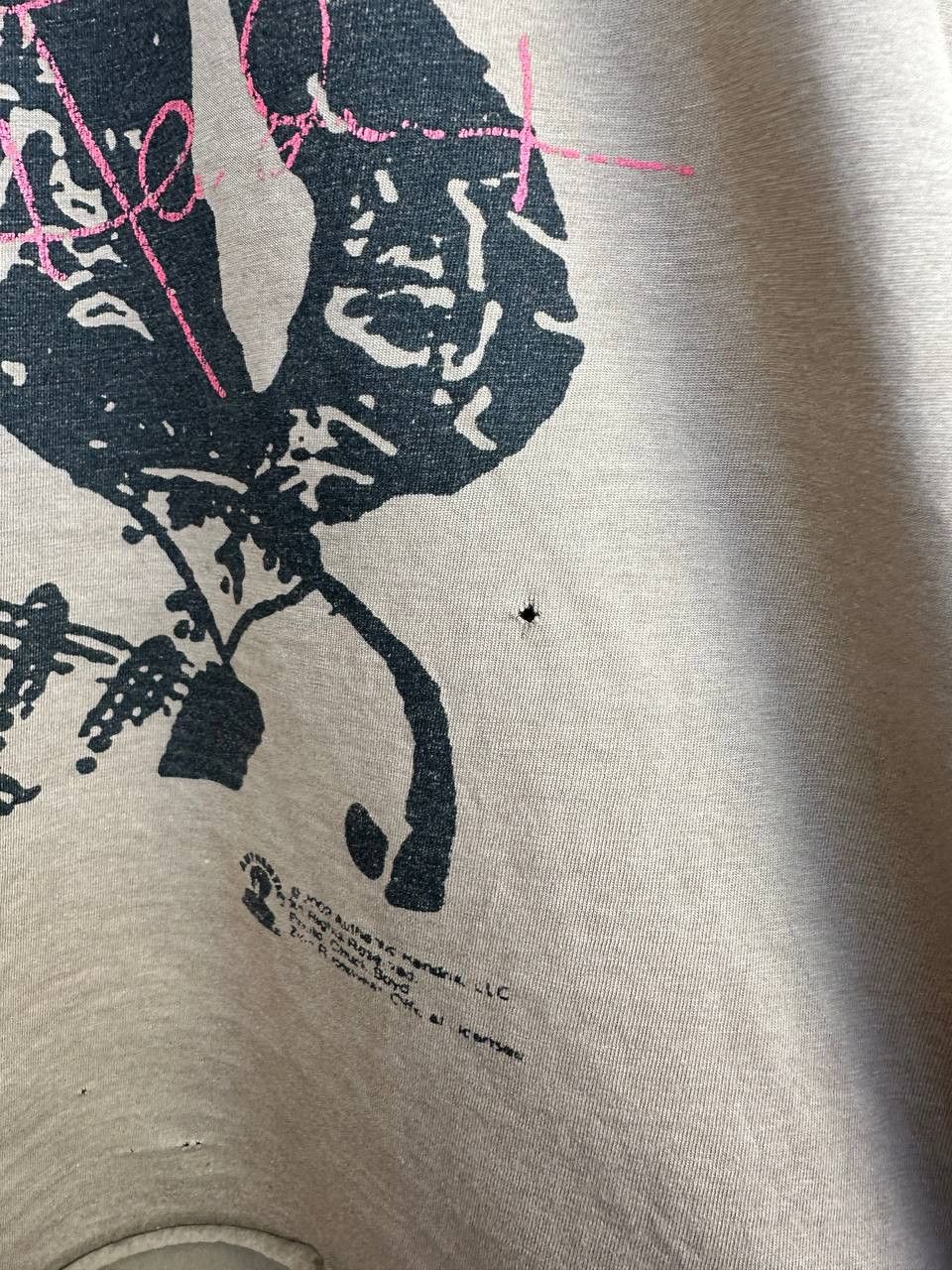 Jimi Hendrix VTG Jimi Hendrix Graphic T-Shirt Single Stitch Distressed Size US L / EU 52-54 / 3 - 12 Thumbnail