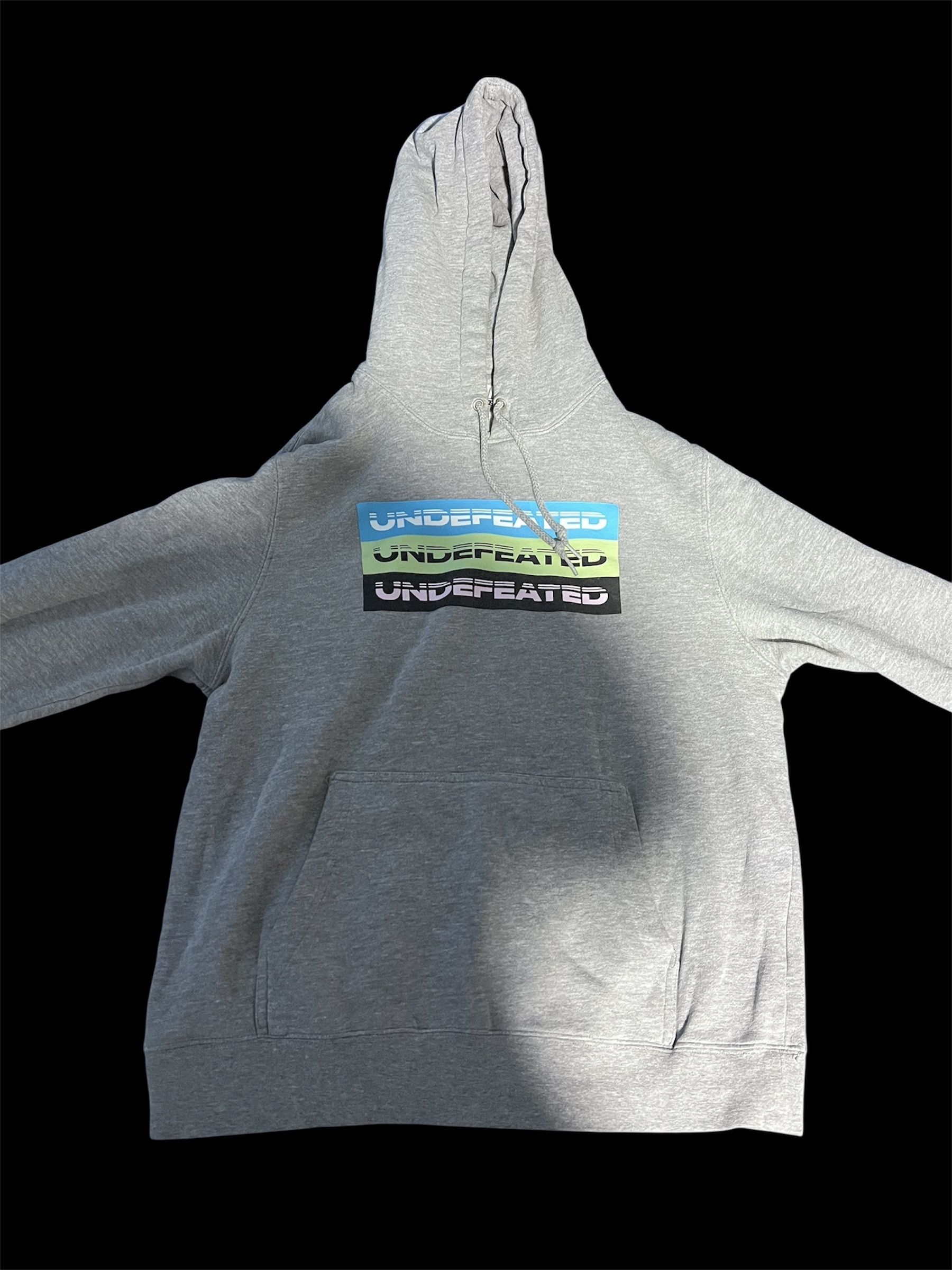 Undefeated Undefeated Tri-Color Logo Hoodie – Heather Gray Size US M / EU 48-50 / 2 - 1 Preview
