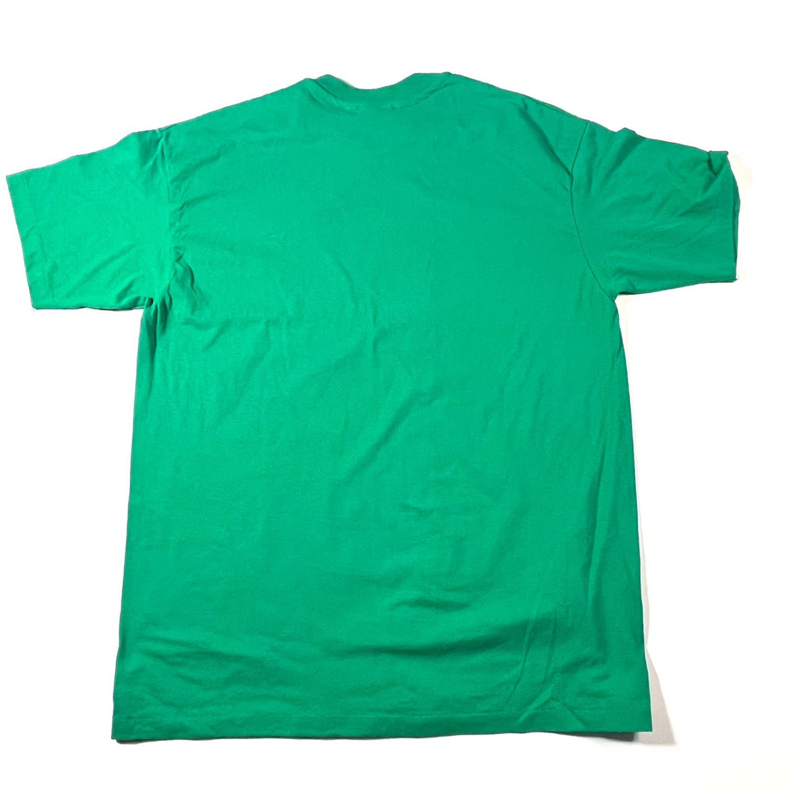 Hanes × Vintage Vintage 1990’s Hanes Single Stitch Green Blank Shirt Large Size US L / EU 52-54 / 3 - 7 Thumbnail