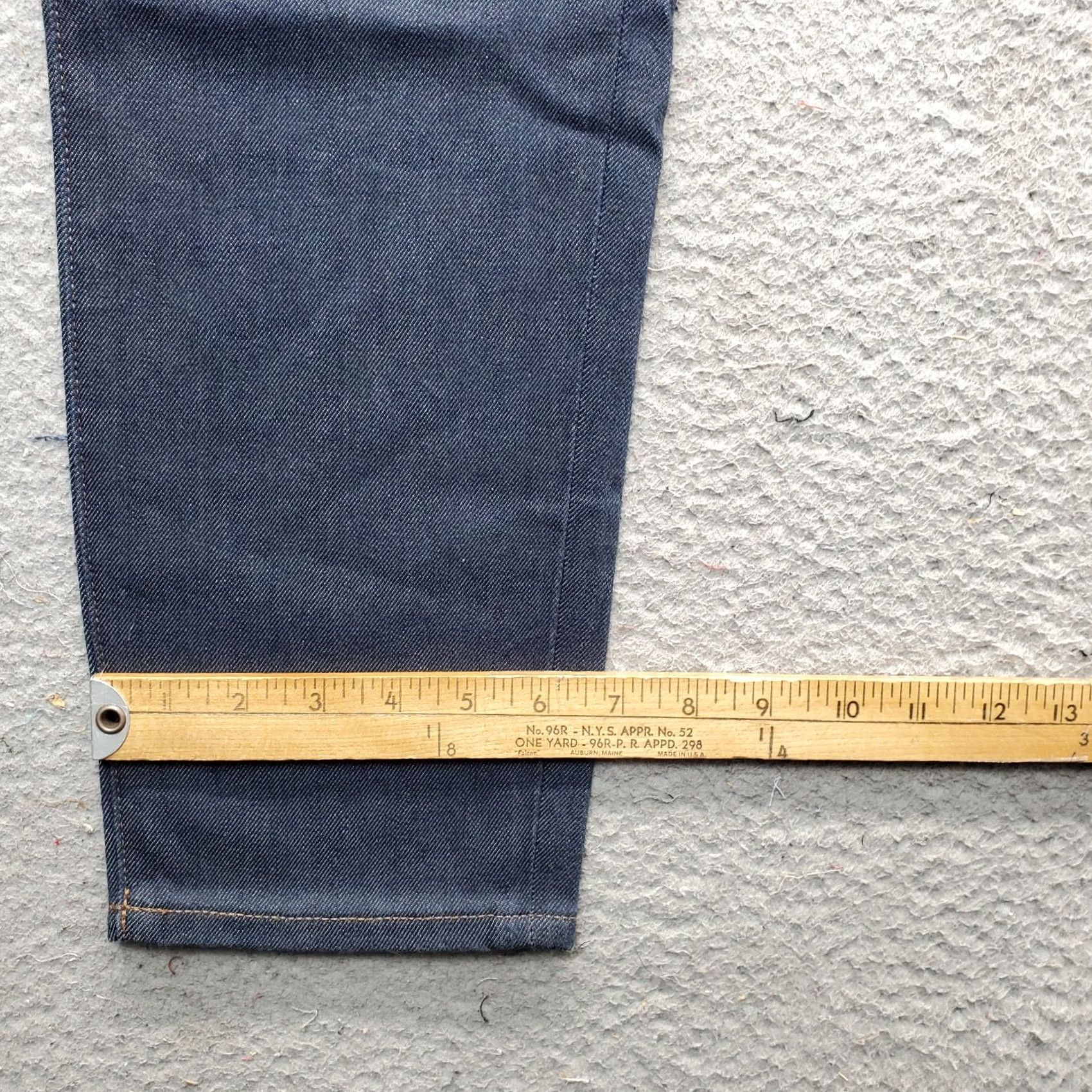 Express Express Womens Jeans 00R Blue Super High Rise Straight Cinch Buckles 5-Pocket Denim Jeans Size 24" / US 00 / IT 34 - 5 Thumbnail