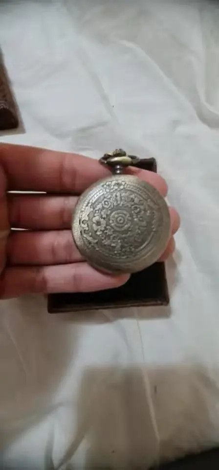 Jewelry Matsumaru x Shia carved flip cover pocket Watch Size ONE SIZE - 6 Thumbnail