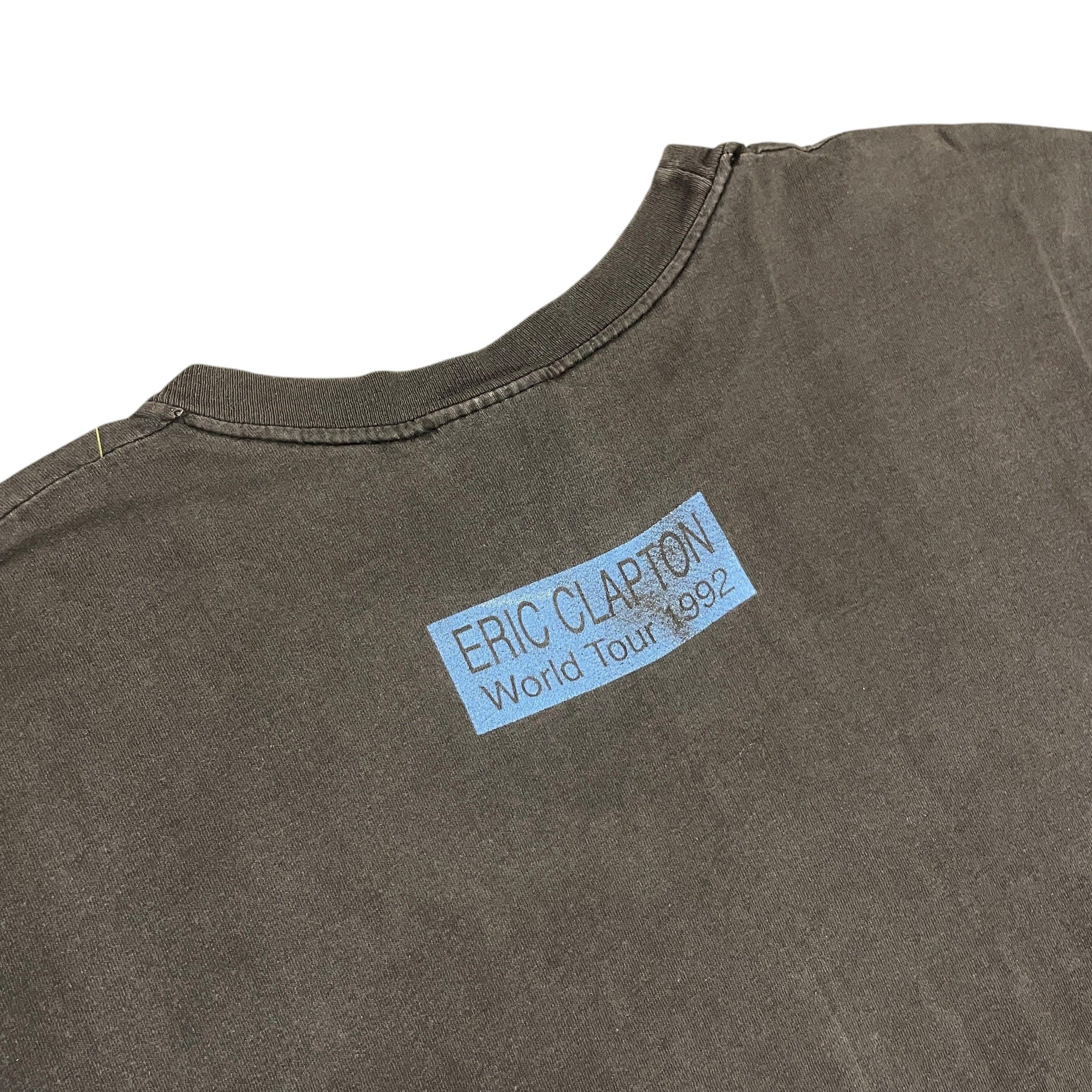 Other 1992 Tour Eric Clapton Vintage 90s Band T-Shirt Made In USA Size US M / EU 48-50 / 2 - 5 Thumbnail