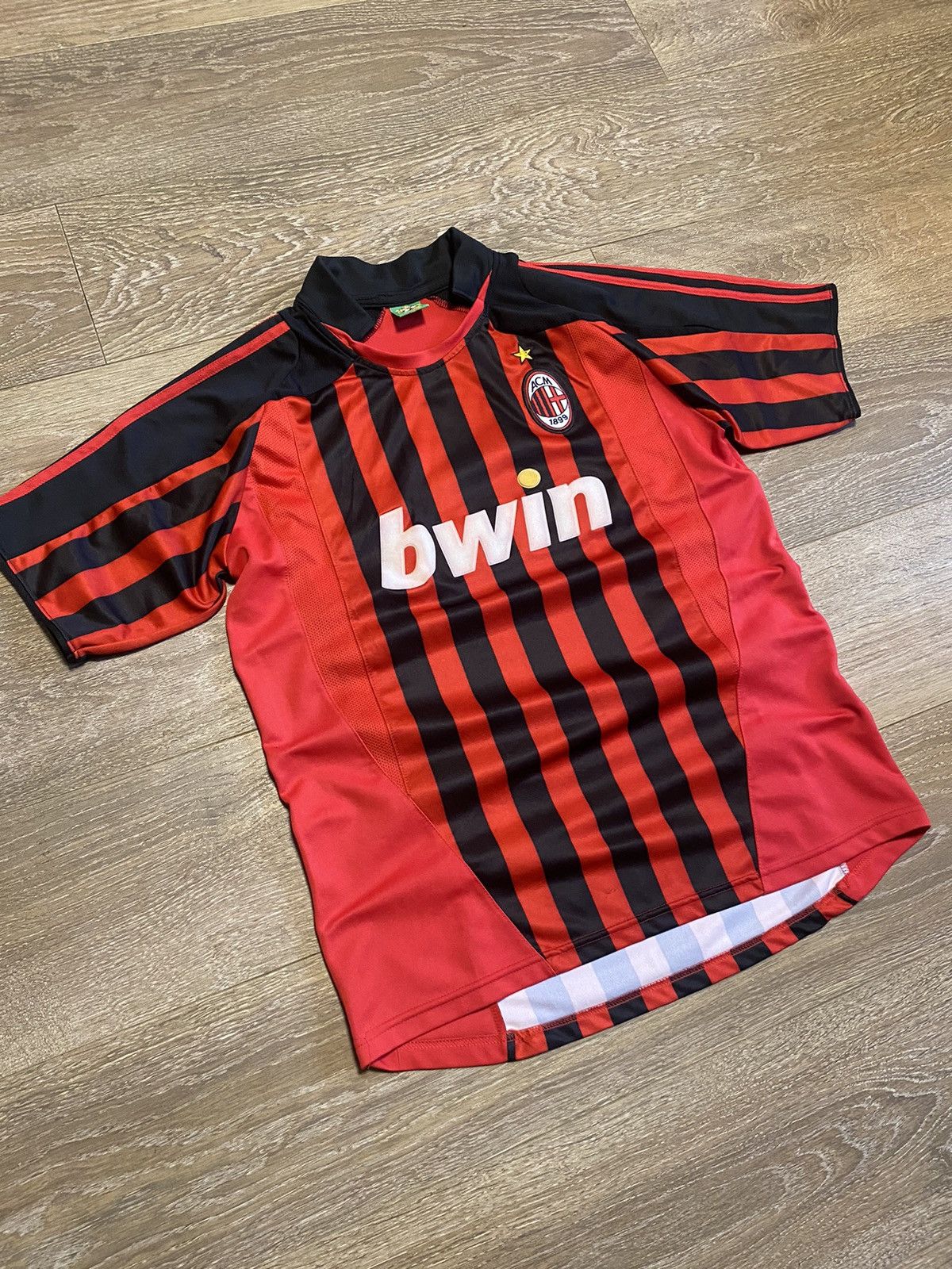 Vintage Vintage 2007-2008 AC Milan KAKA Home Soccer Football Jersey Size US XL / EU 56 / 4 - 2 Thumbnail