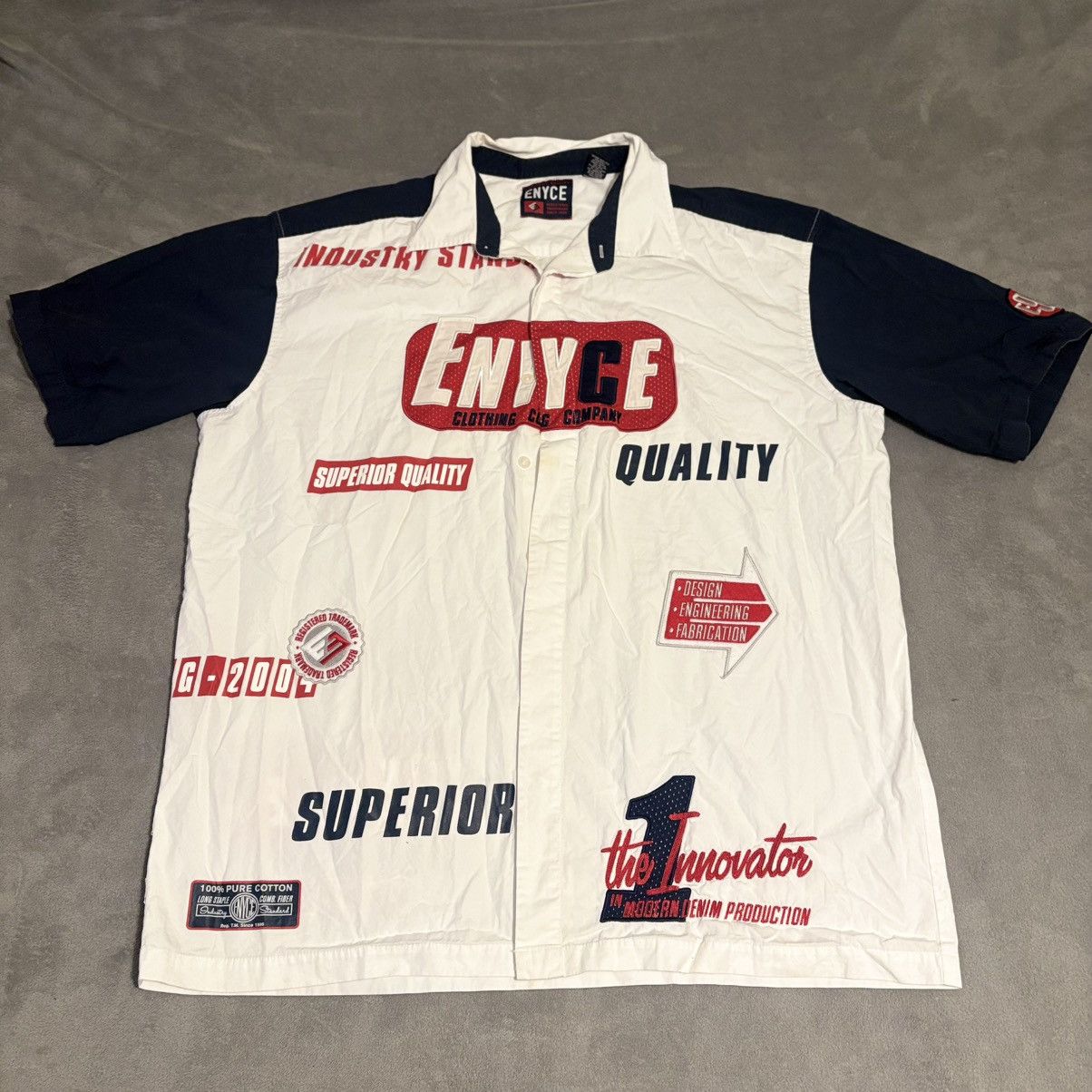 Enyce Enyce The Innovator AOP Men's 2XL Hip Hop Button SS Shirt Size US XXL / EU 58 / 5 - 1 Thumbnail