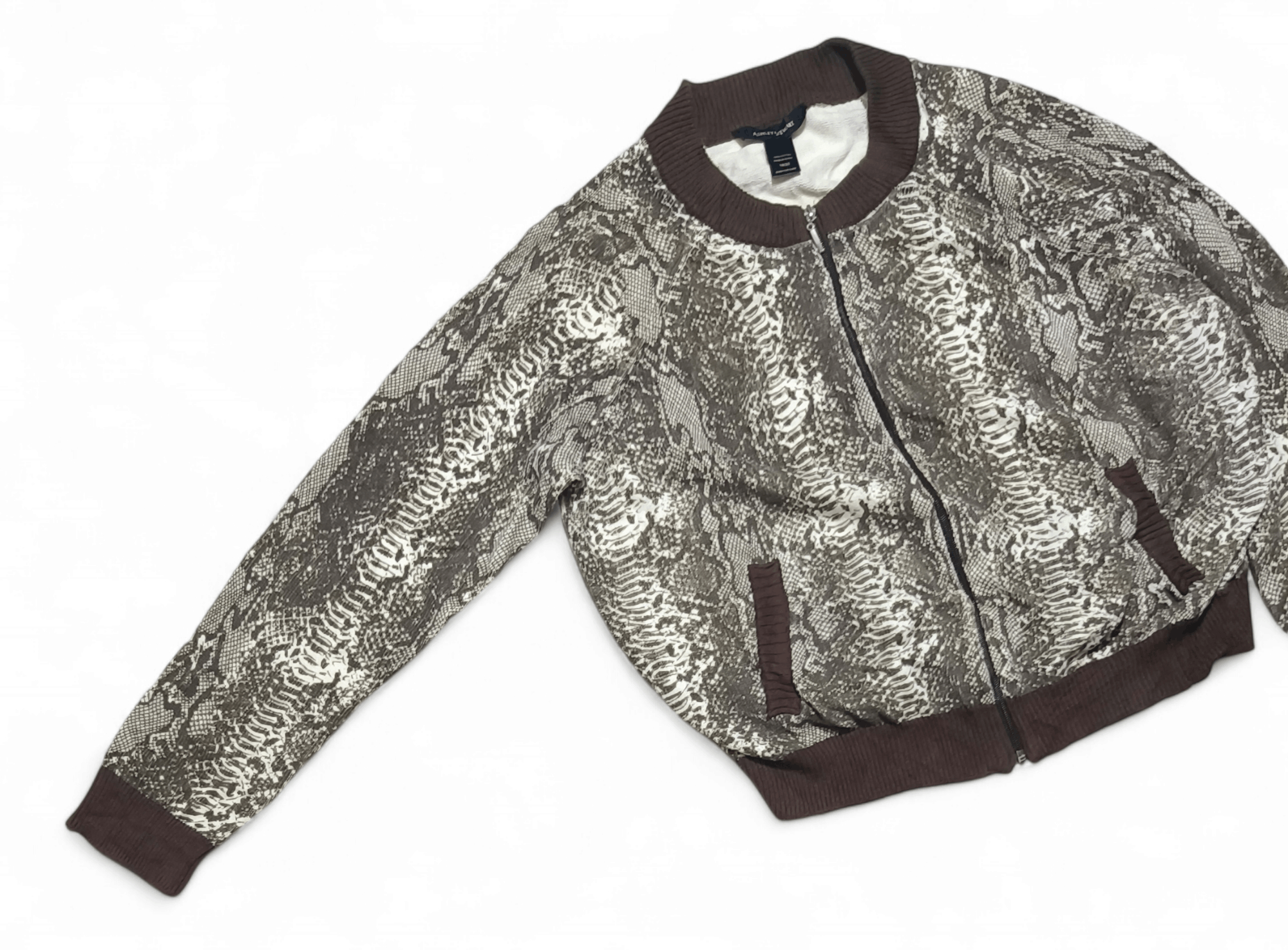 Other Vintage ASHLEY STEWART Women's Knit Cotton Full Zip Sweater Size M / US 6-8 / IT 42-44 - 3 Thumbnail