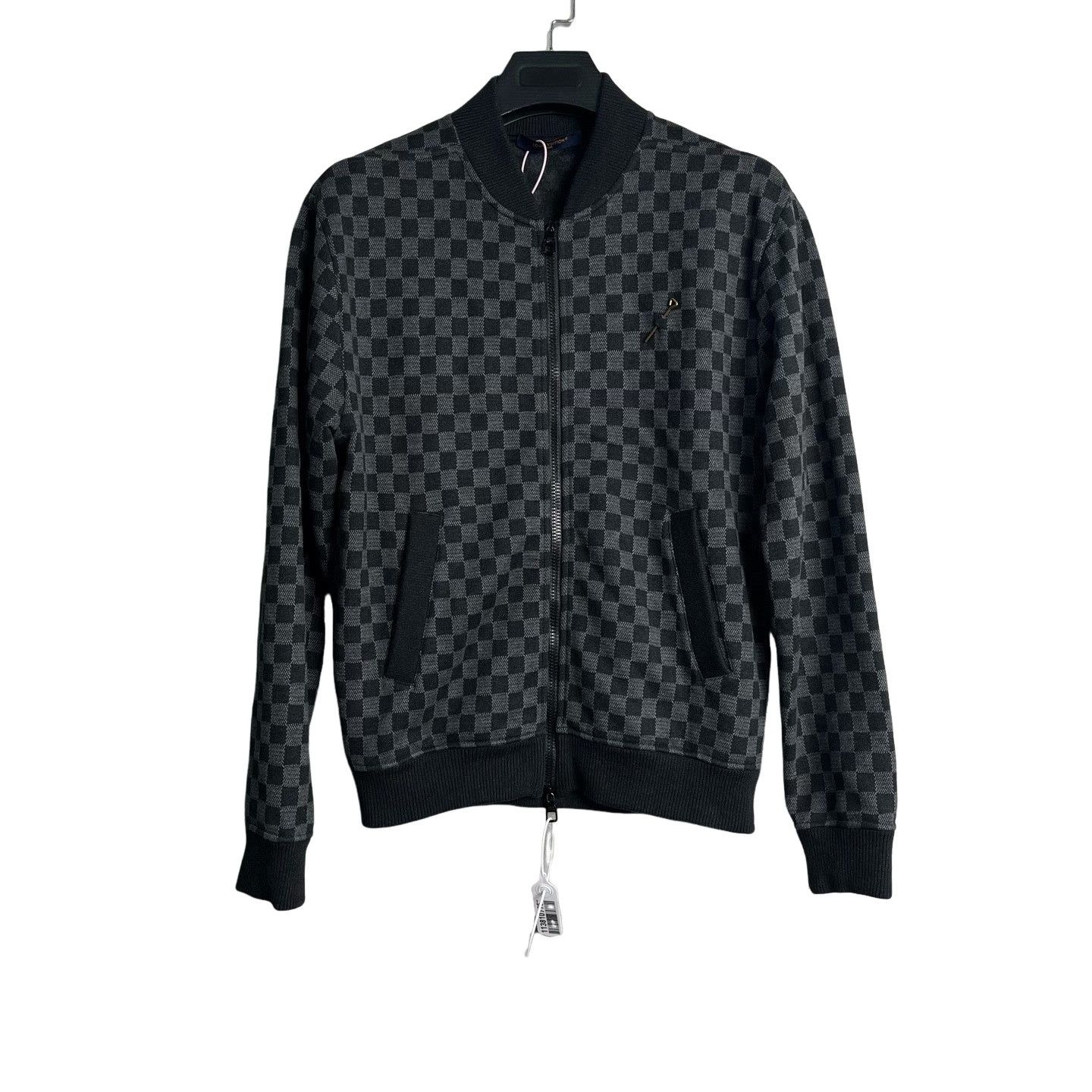 Louis Vuitton Louis Vuitton Damier Wool Pin Bomber Jacket S Size US S / EU 44-46 / 1 - 1 Thumbnail