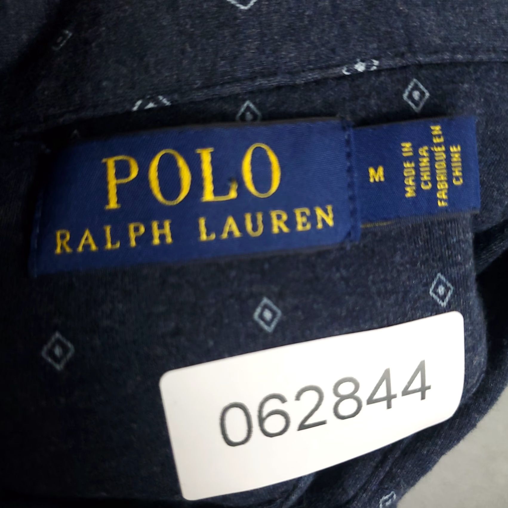 Ralph Lauren VINTAGE Ralph Lauren Polo Shirt Mens Medium Blue Geometric Casual Short Sleeve Size US M / EU 48-50 / 2 - 6 Thumbnail