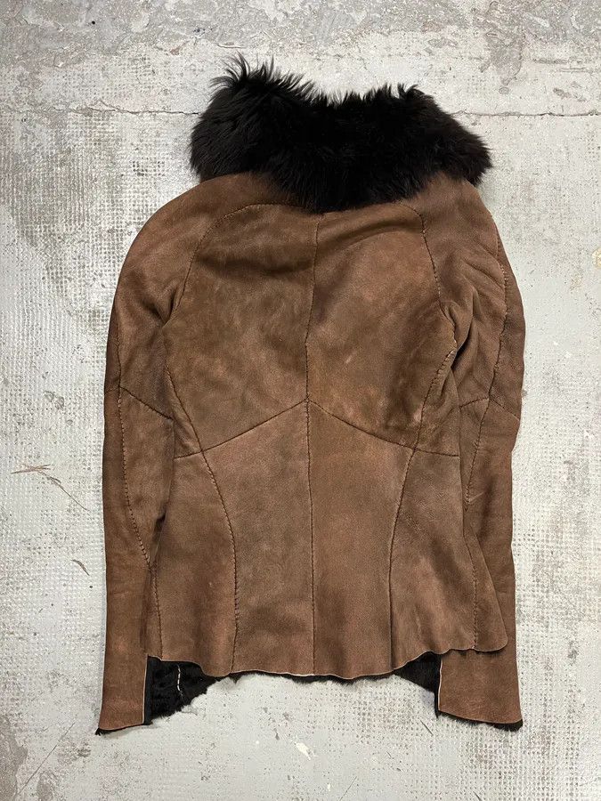 Roberto Cavalli 2000s Roberto Cavalli Brown Shearling Jacket Size M / US 6-8 / IT 42-44 - 8 Thumbnail