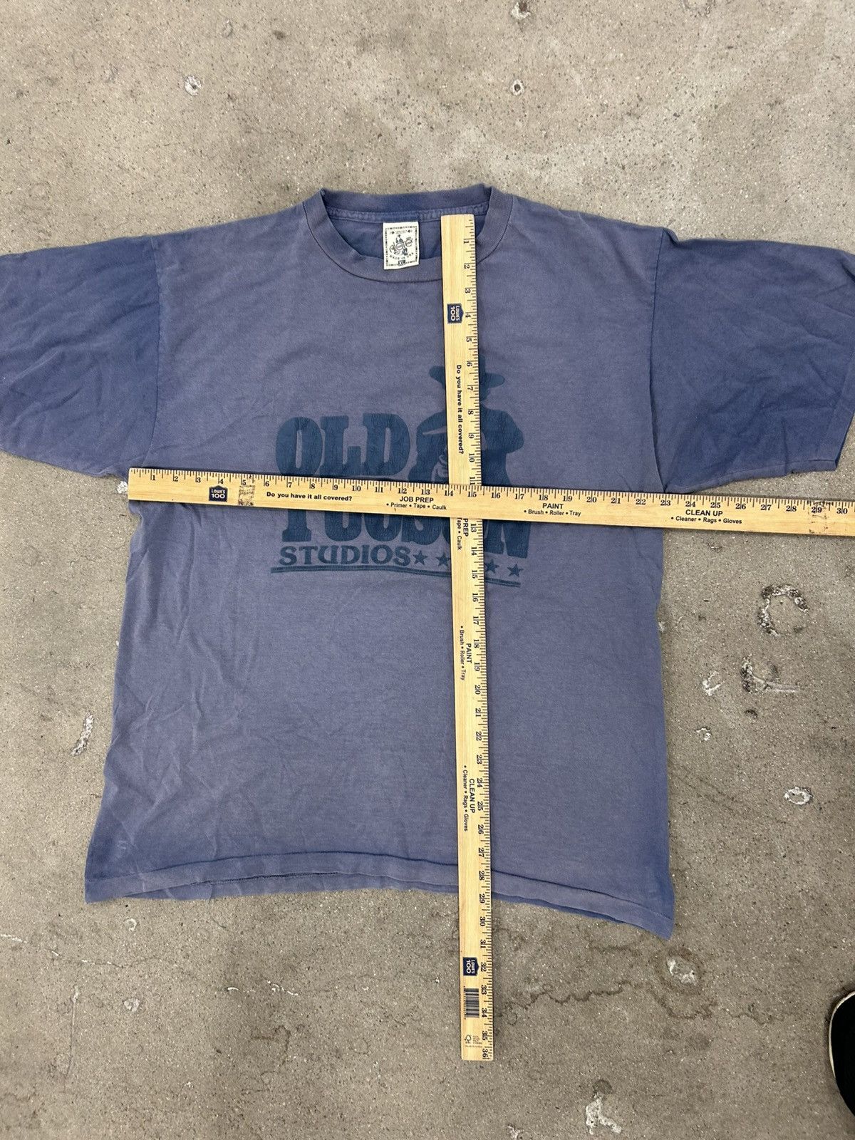 Vintage Vintage 90s Essential Sunfaded T Shirt Blue Old Tucson Size US XL / EU 56 / 4 - 6 Thumbnail