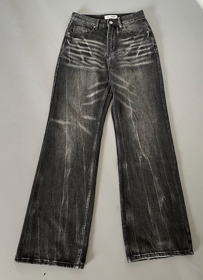 Japanese Brand × Vintage Avant garde washed fade flared jeans pants Size US 32 / EU 48 - 4 Thumbnail