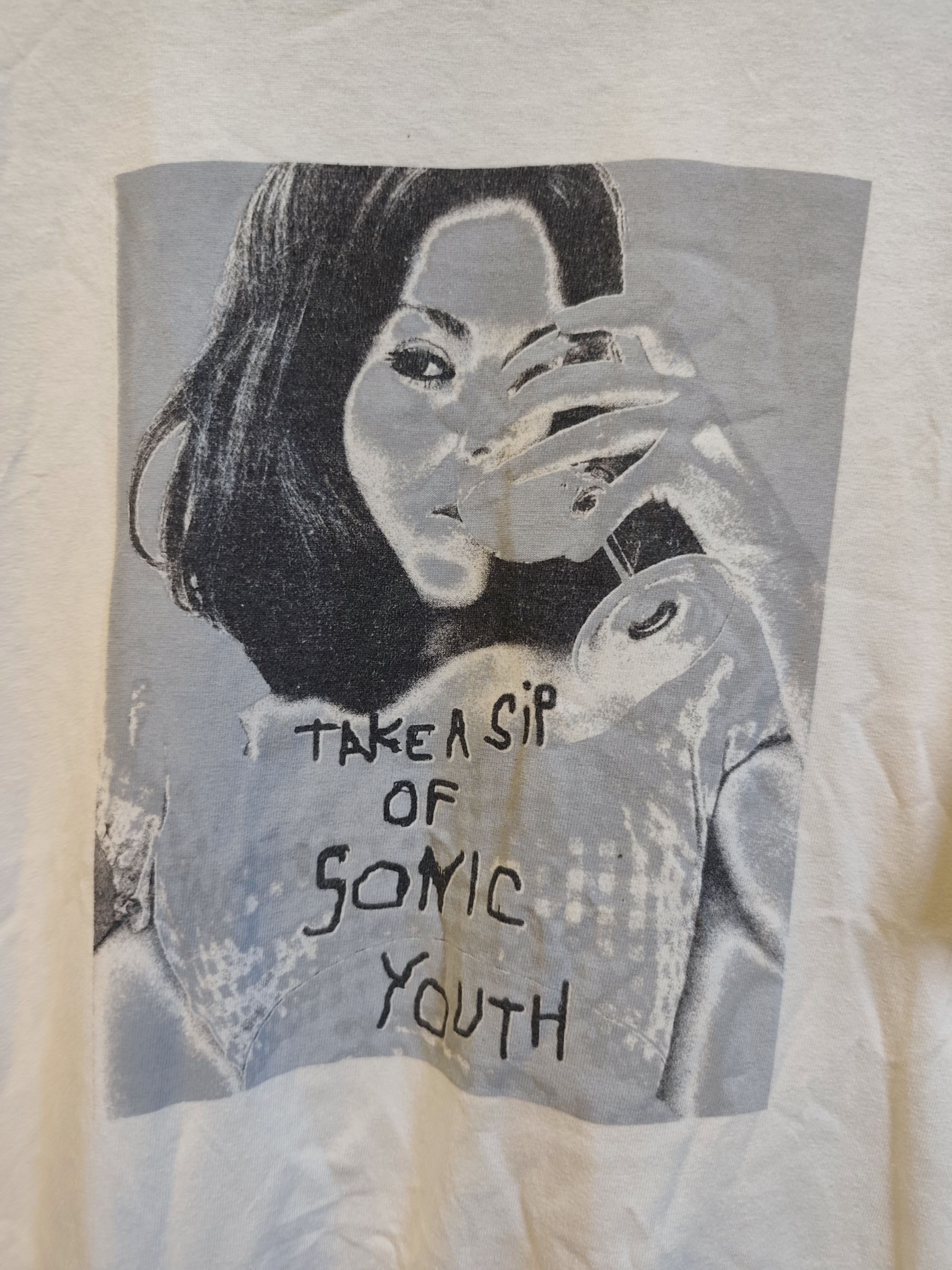 Band Tees Take A Sip Of Sonic Youth Vintage Band Tee Size US M / EU 48-50 / 2 - 2 Thumbnail