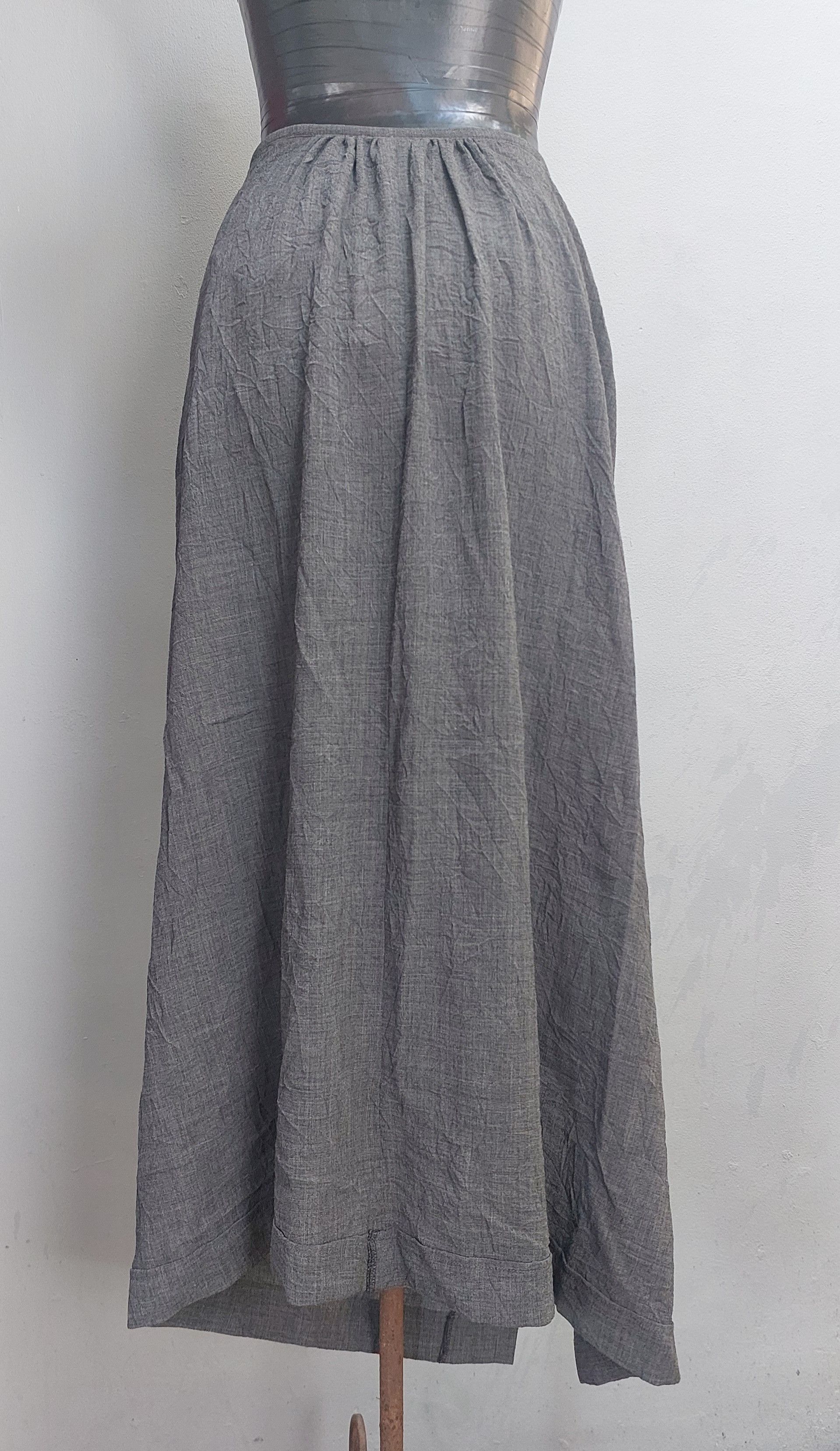 Y's × Yohji Yamamoto BNWT Y's x Yohji Yamamoto Tube Draped Skirt with Pin Size 28" / US 6 / IT 42 - 16 Thumbnail