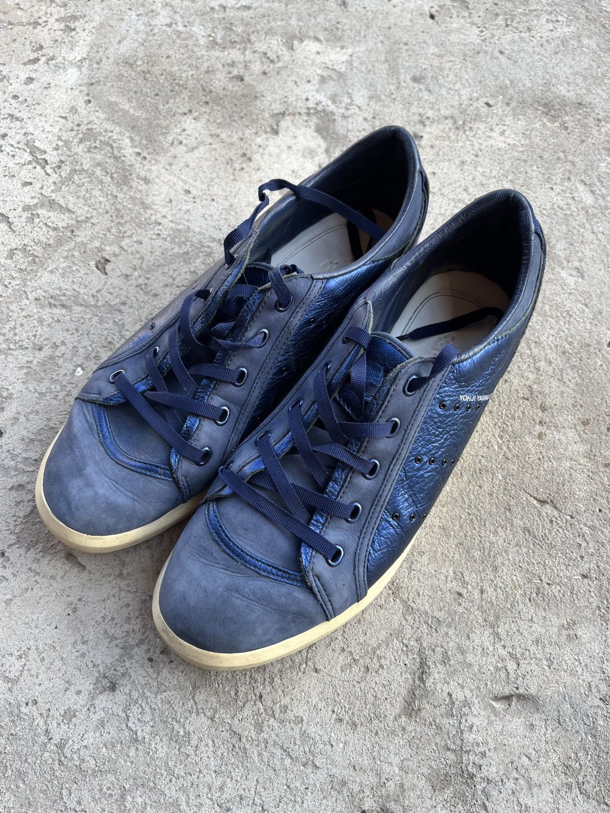 Adidas × Y-3 × Yohji Yamamoto AW09 Yohji Yamamoto x Adidas Y-3 Low Top Sneakers Shoes Y2K Size US 8 / EU 41 - 4 Thumbnail