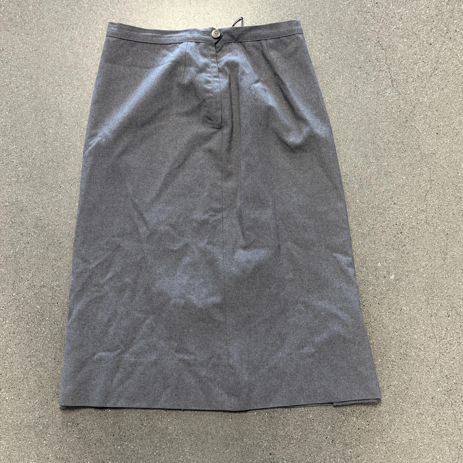 Vintage 1950s Vtg Gray Women’s Suit Wiggle Skirt Jacket Rockabilly M Size M / US 6-8 / IT 42-44 - 14 Thumbnail