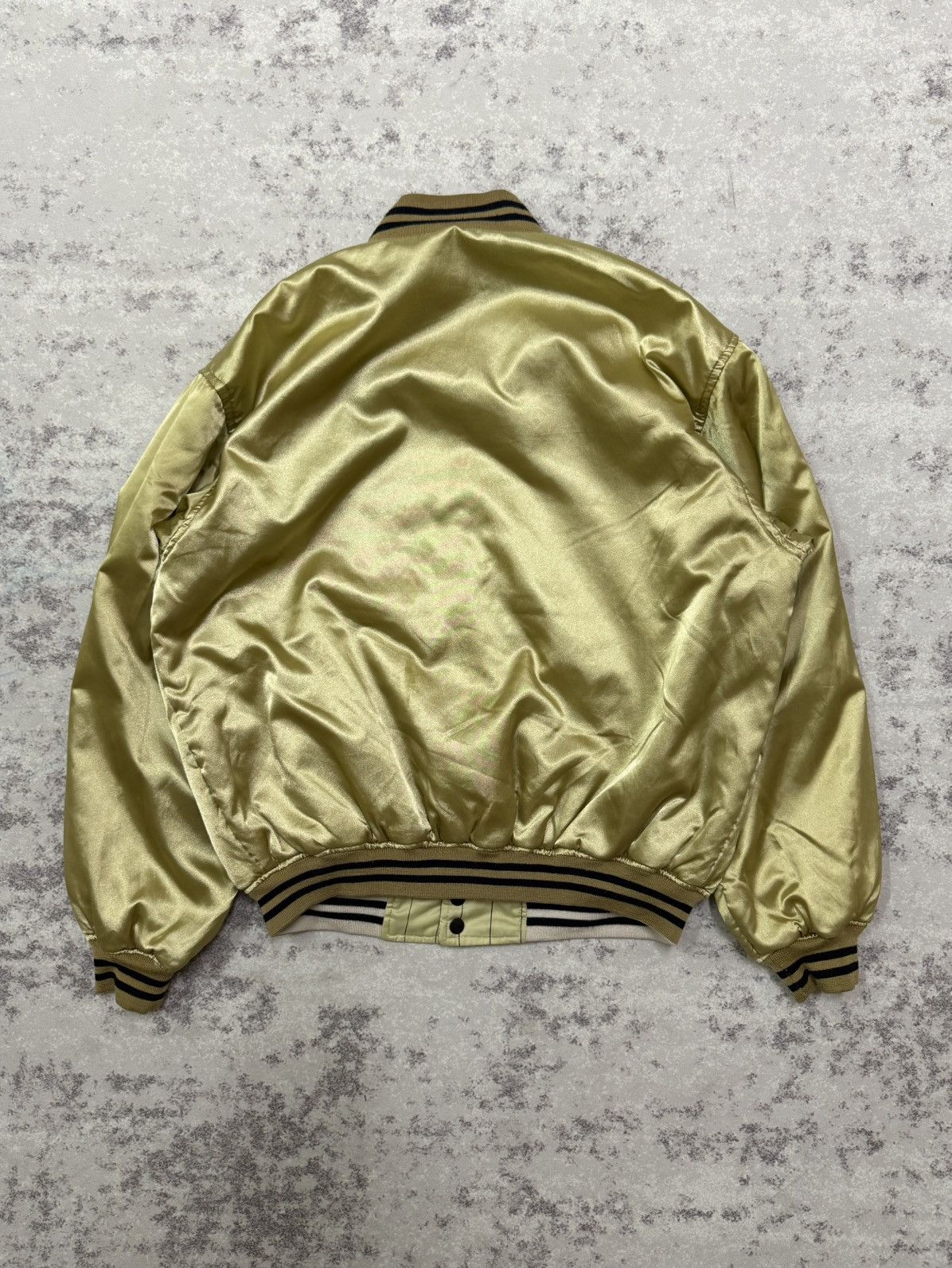 Vintage Vintage Suntory Malt’s Beer Riversible Varsity Bomber Jacket Size US L / EU 52-54 / 3 - 18 Thumbnail