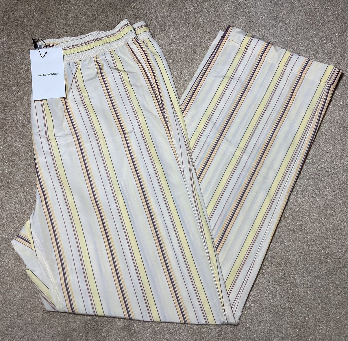New SS20 Wales Bonner Striped Yellow Cuban Poplin 44 2020 WB