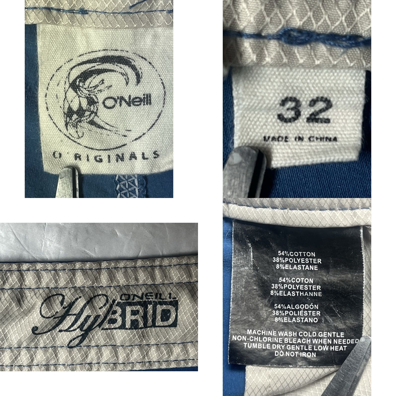 O'Neill O'Neill Shorts Blue Stripe Hybrid Walk Chino Golf Casual Beach Men’s 32 Size US 32 / EU 48 - 8 Thumbnail