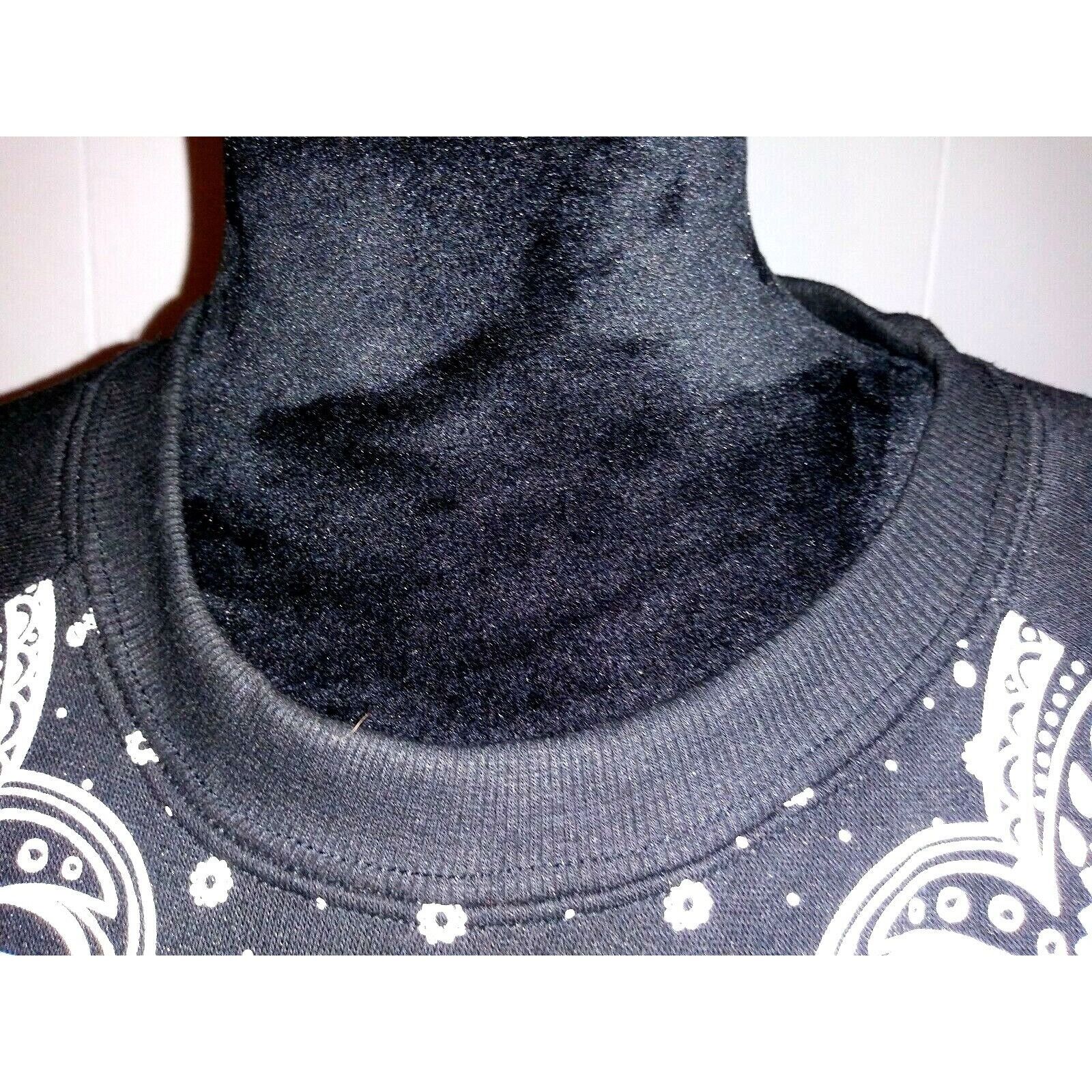 Vintage sweater sweatshirt Pullover Paisley cropped top Sz S/M Size M / US 6-8 / IT 42-44 - 9 Thumbnail
