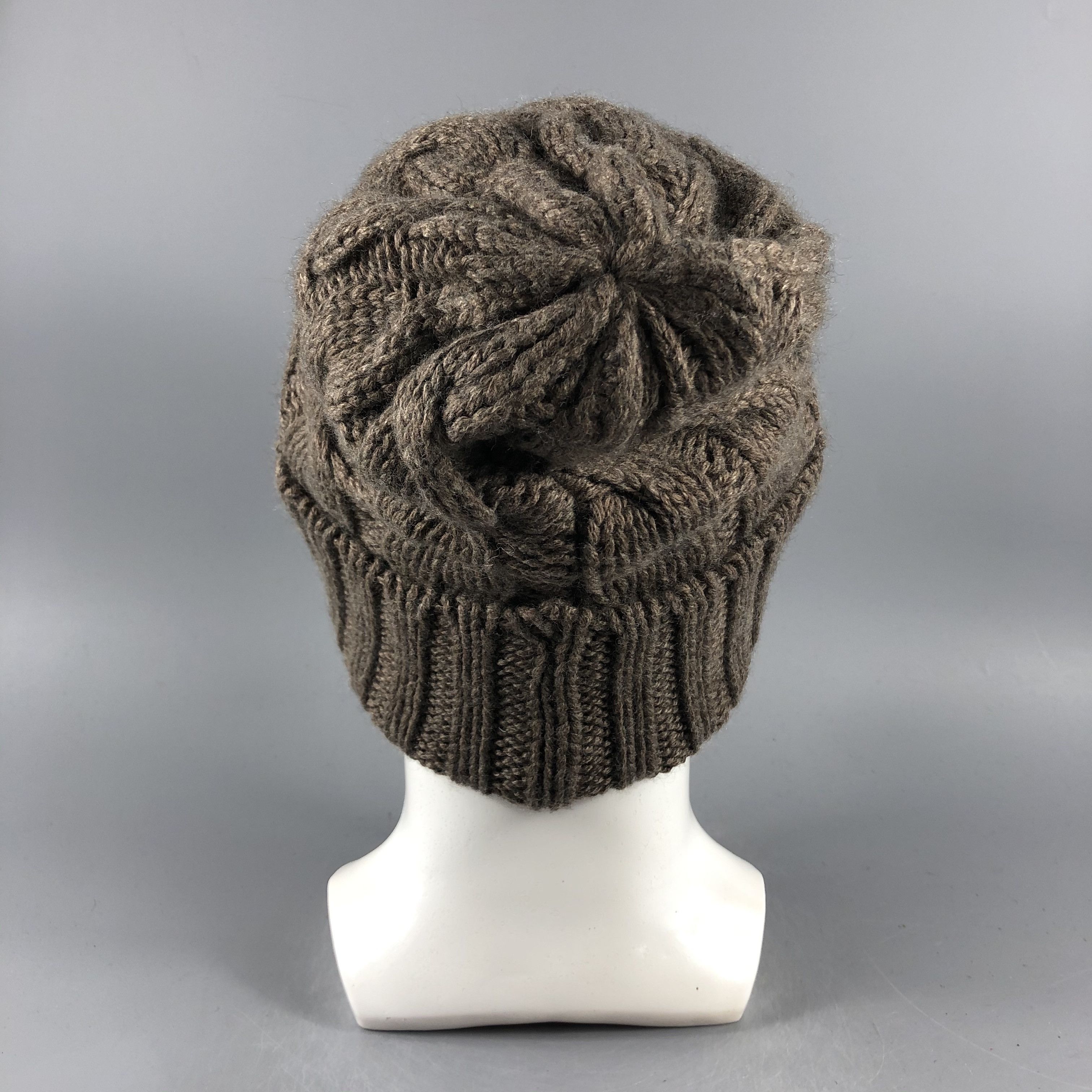 Other × Vintage Green Label Relaxing Knit Beanie Snow Hat Snow Cap -D381 Size ONE SIZE - 2 Thumbnail
