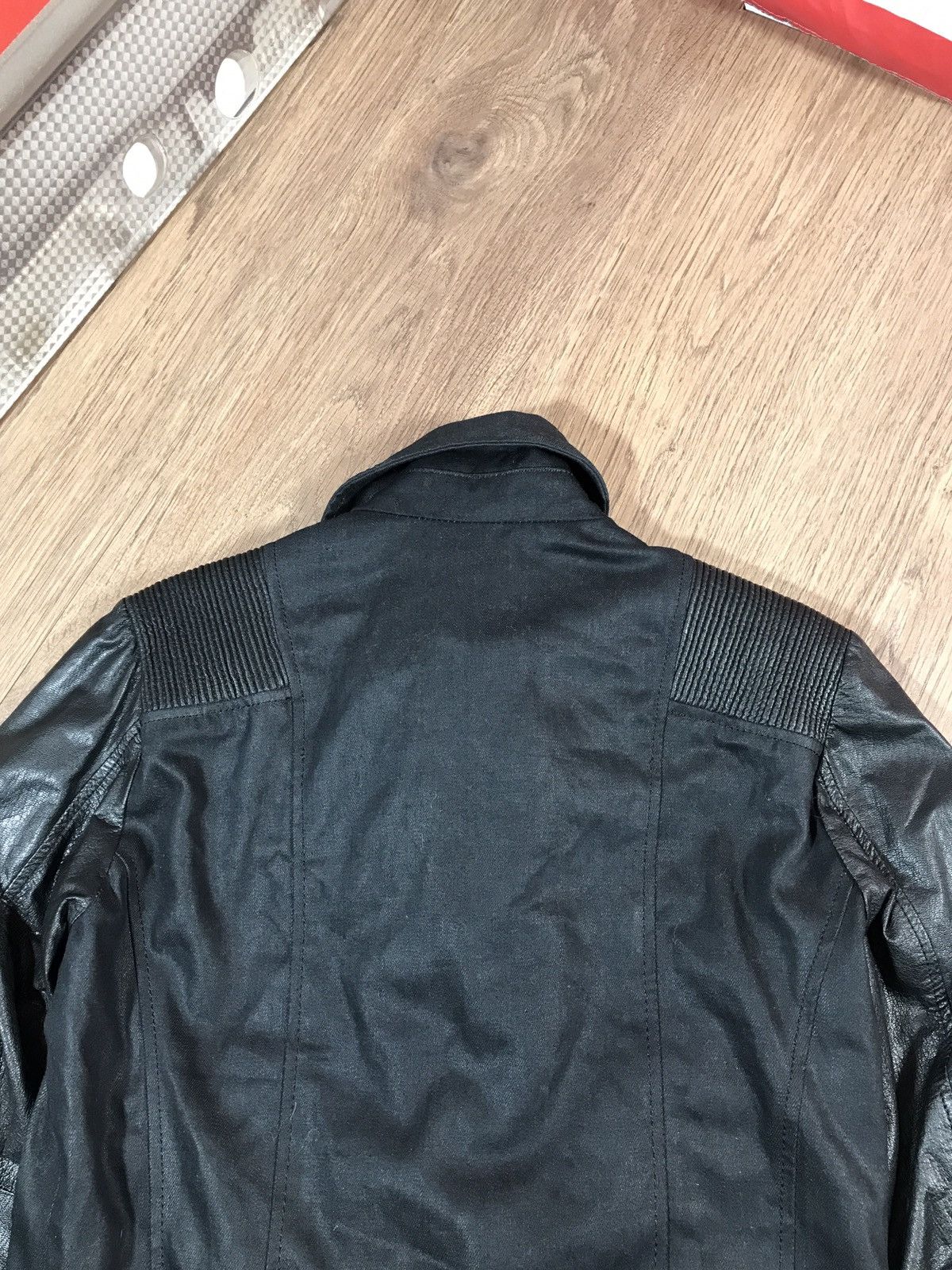 Japanese Brand Leather Denim Mauritius Biker Jacket Size M Size US M / EU 48-50 / 2 - 25 Thumbnail