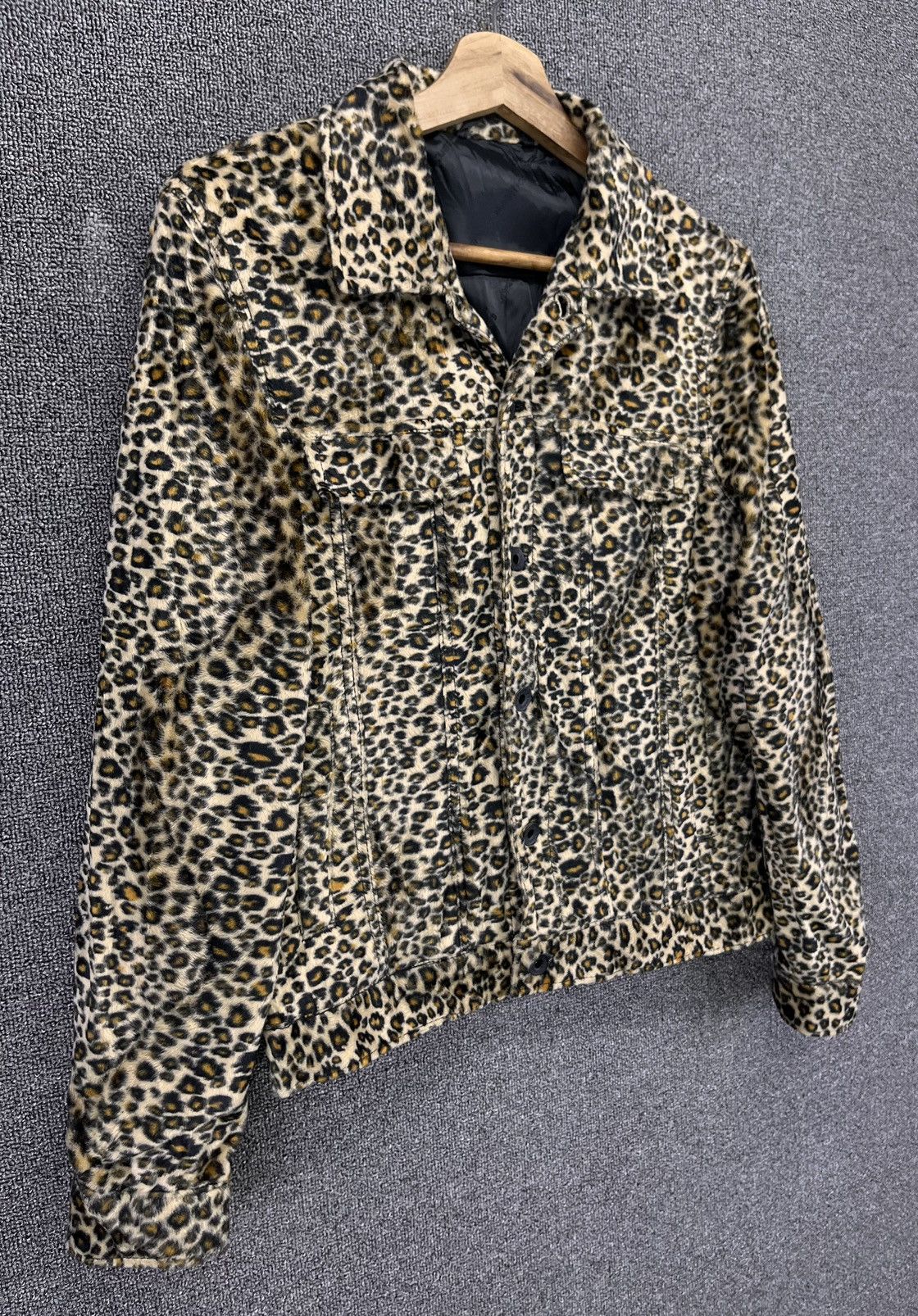 Japanese Brand × semanticdesign Vintage Semantic Design Leopard Style Rare Zip Up Jacket Size S / US 4 / IT 40 - 2 Thumbnail