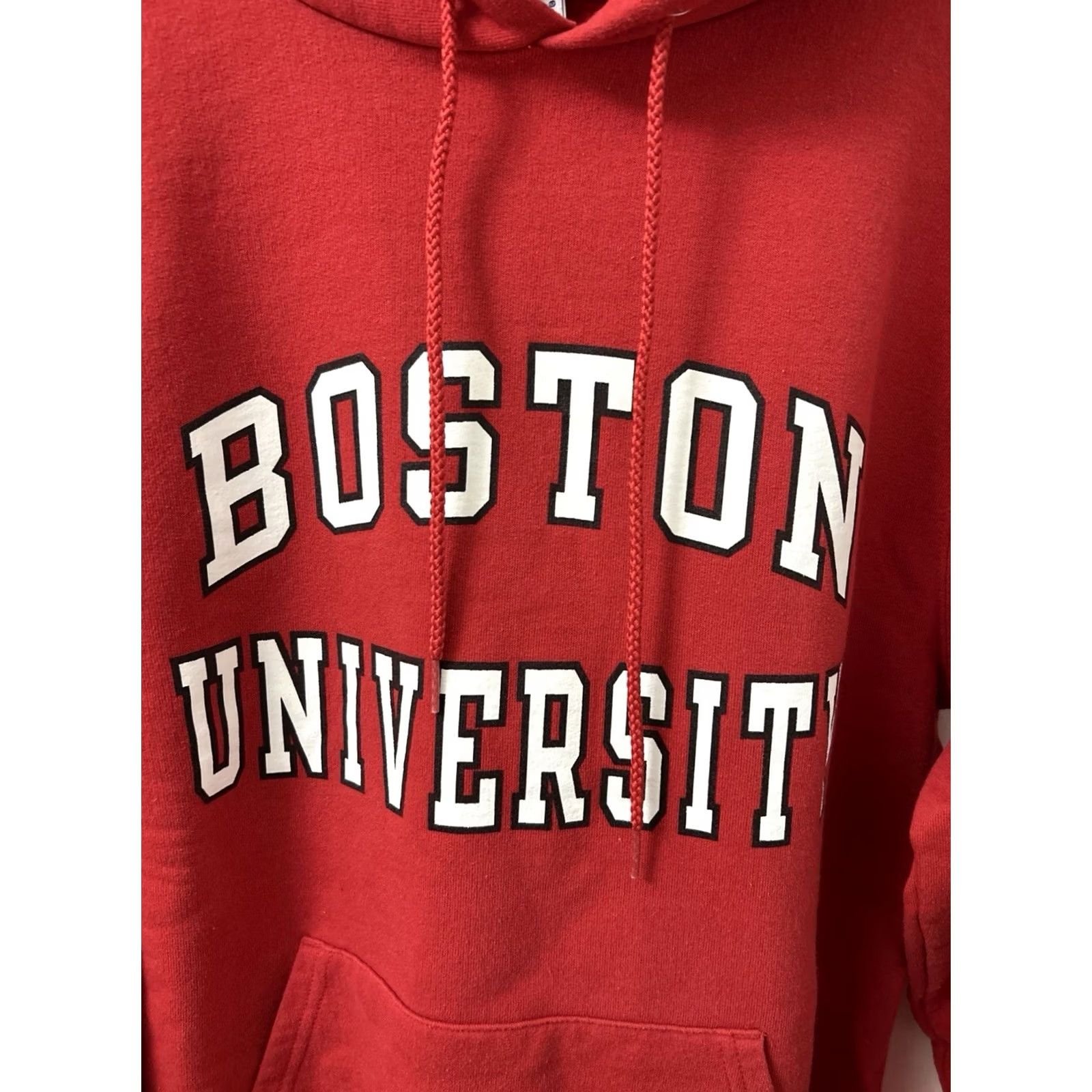 Champion Champion Hoodie Mens Sz Small Red Boston University Sweatshirt Pullover L/S Size US S / EU 44-46 / 1 - 4 Thumbnail