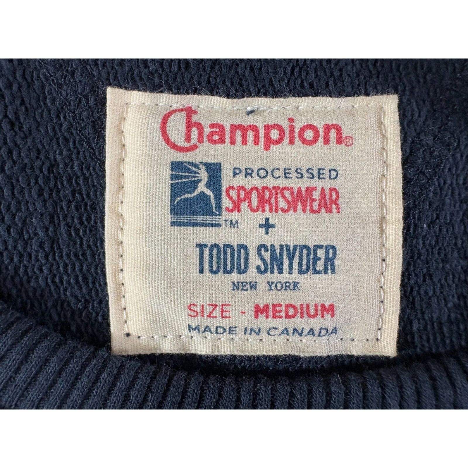 Champion Champion Todd Snyder Tribeca Graphic Sweatshirt color navy s Size US M / EU 48-50 / 2 - 2 Thumbnail