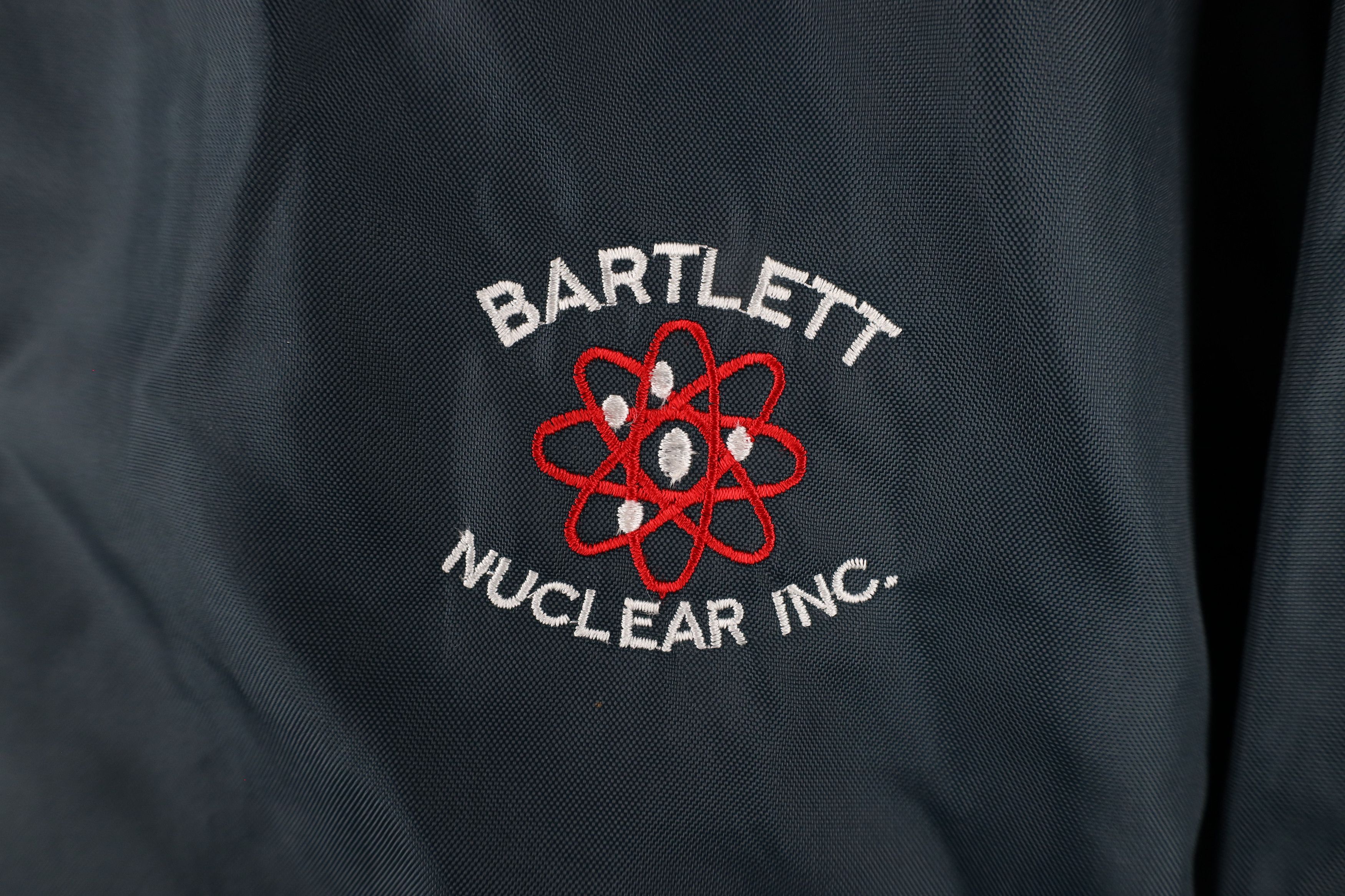 Vintage Vintage 80s 90s Bartlett Nuclear Satin Bomber Jacket USA Size US L / EU 52-54 / 3 - 5 Thumbnail