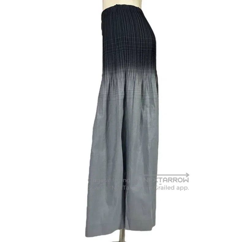 Issey Miyake Issey Miyake Black-grey Gradient Midi Skirt Size 25" / US 0 / IT 36 - 4 Thumbnail