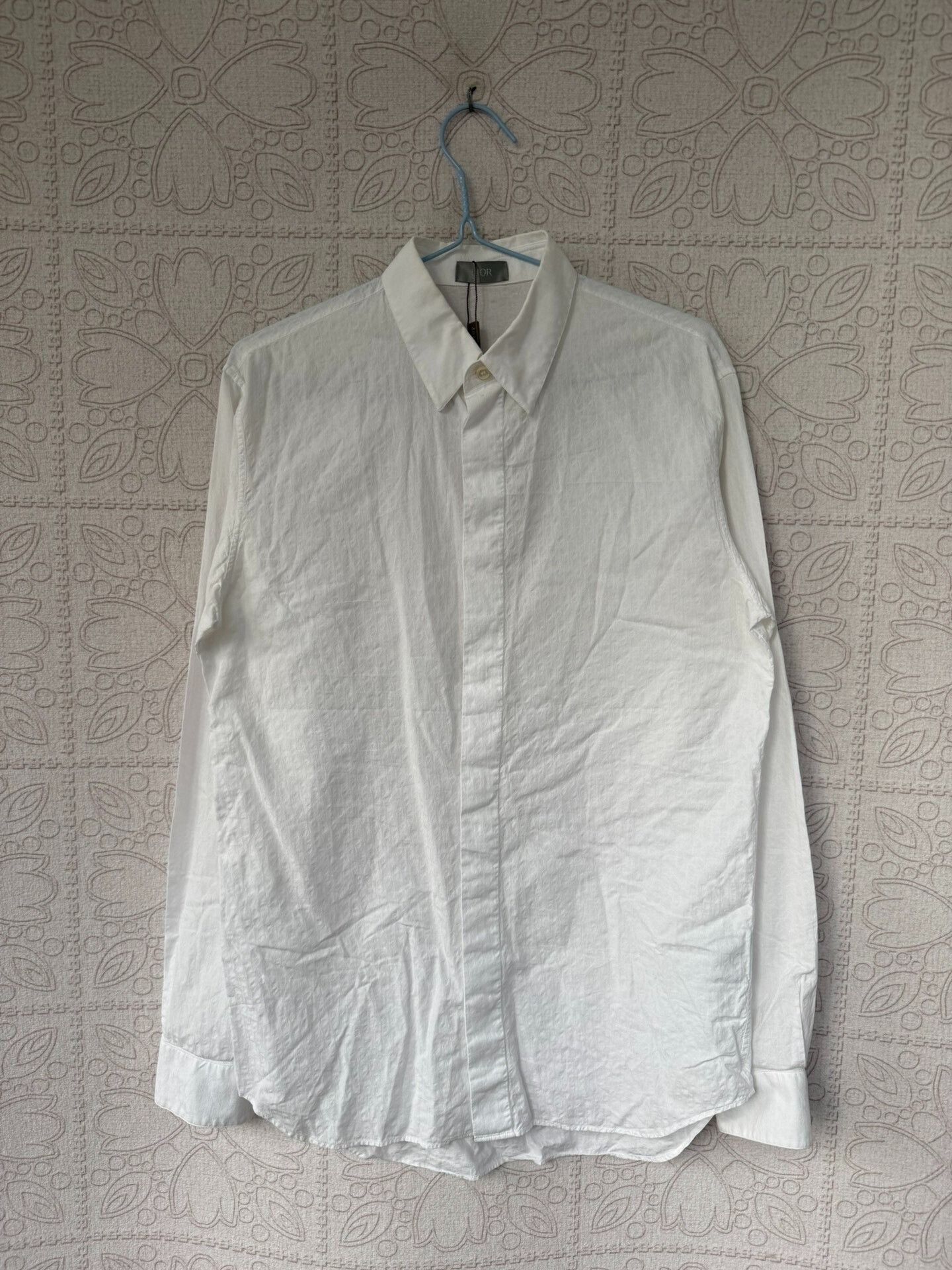 Dior Dior White Patterned Shirt Size 38 Size M / US 6-8 / IT 42-44 - 1 Thumbnail