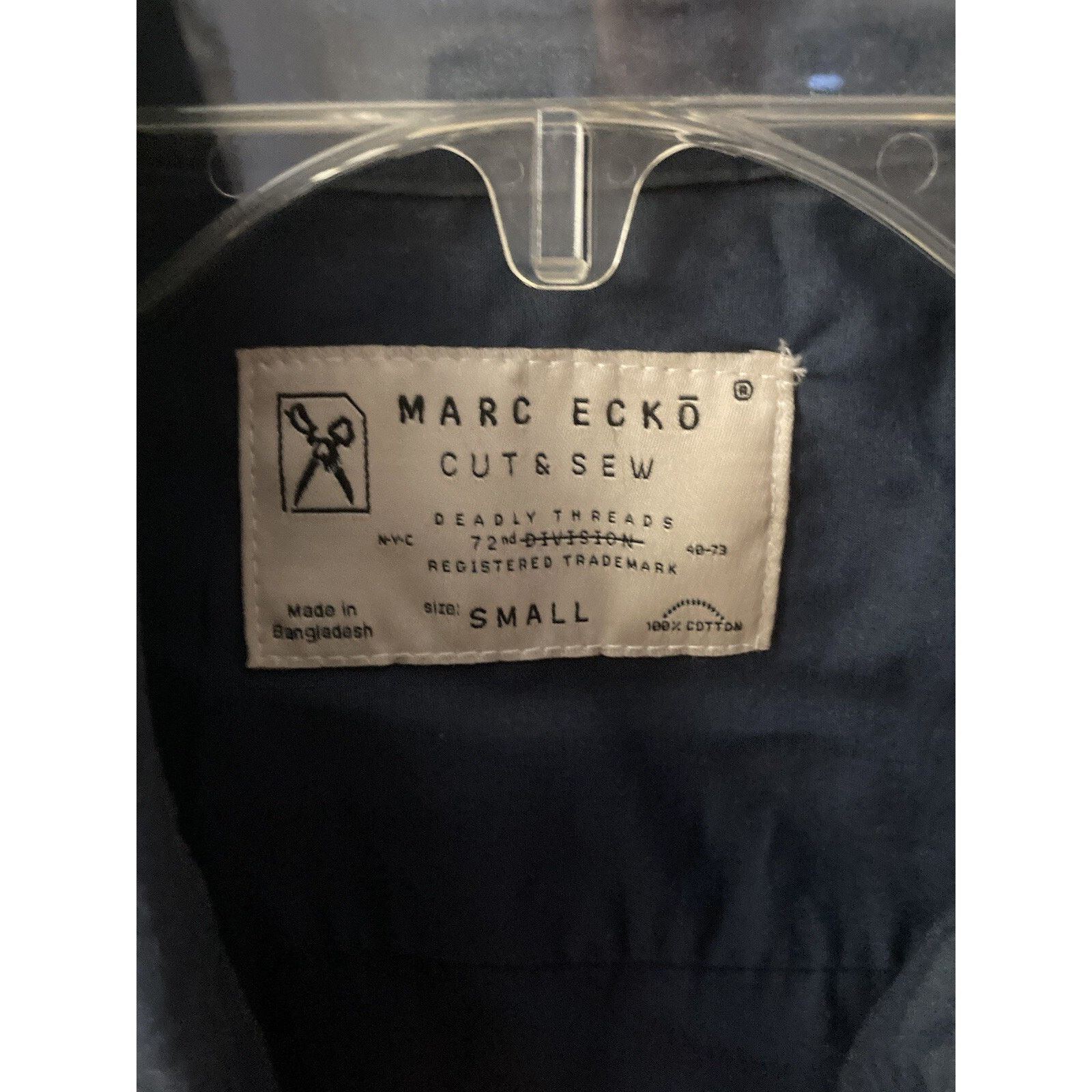 Marc Ecko Marc Ecko Men's Shirt Short Sleeve Button Up Pocket Size S Size US S / EU 44-46 / 1 - 2 Thumbnail