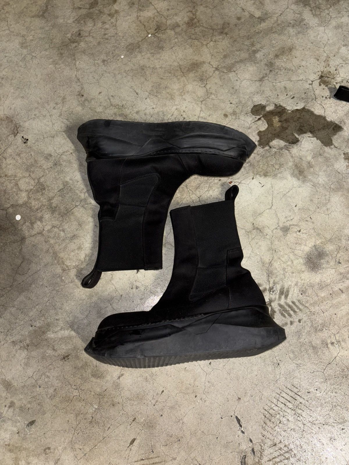 Rick Owens Rick Owens DRKSHDW Abstract Beatle Boots | Grailed