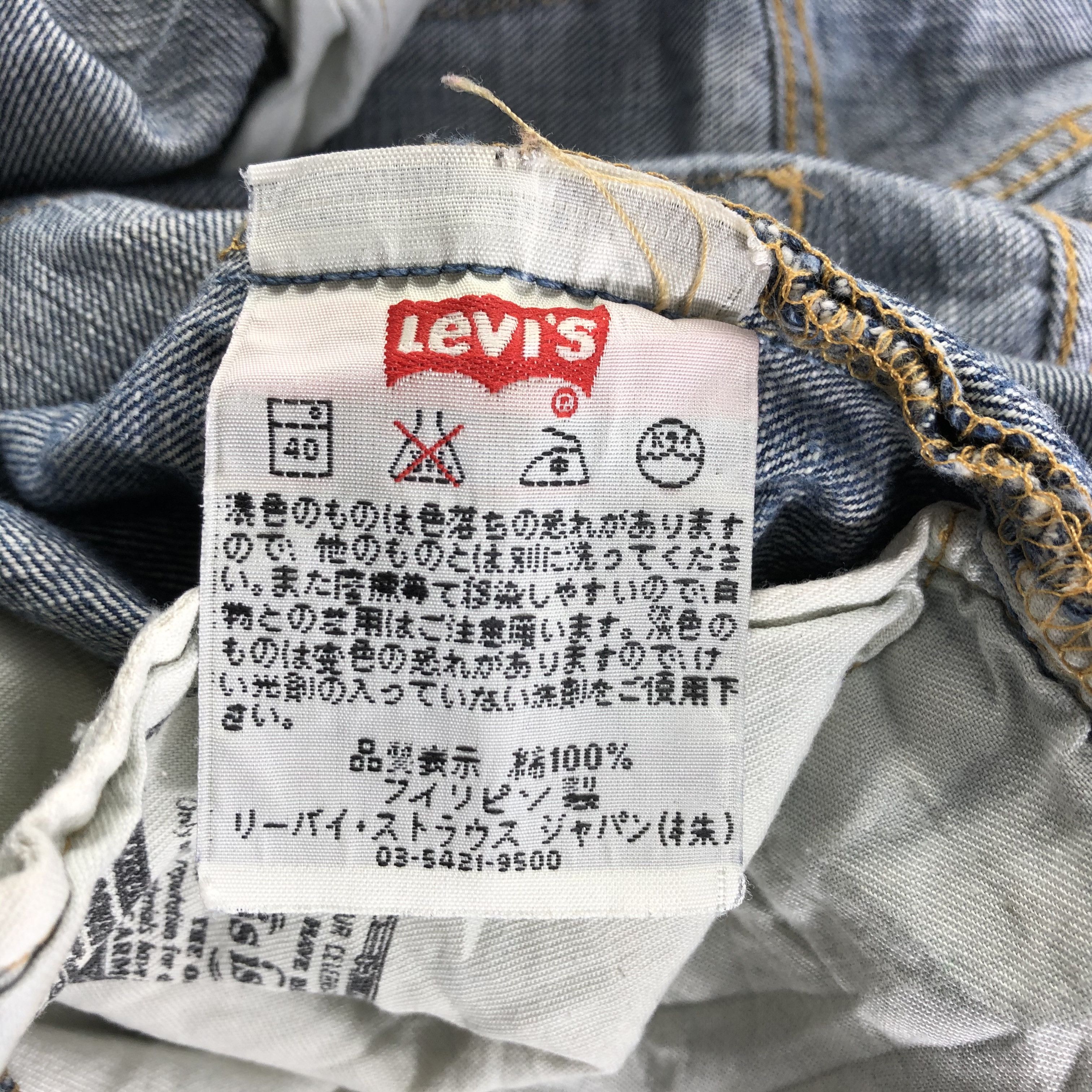 Levi's Vintage Levis 501 Jeans Dirty Wash Denim KJ1782 Size US 32 / EU 48 - 10 Thumbnail