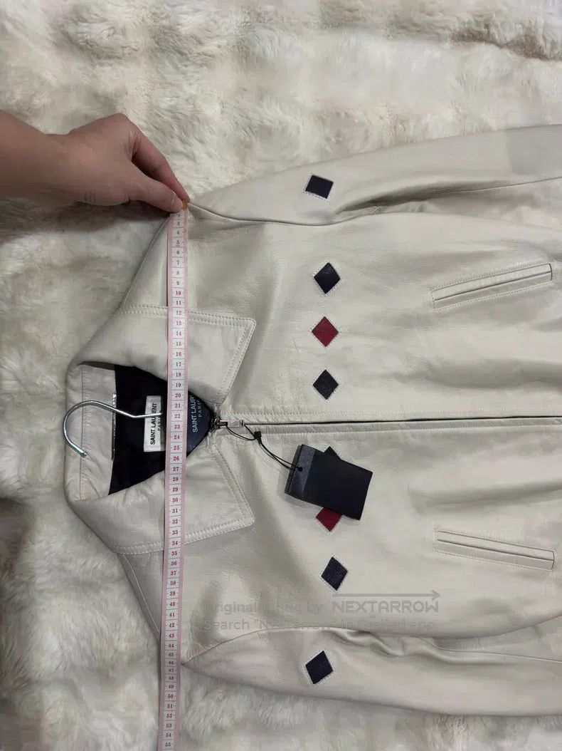 Saint Laurent Paris Saint Laurent Paris Distressed Patchwork Leather Men's Jac Size US L / EU 52-54 / 3 - 6 Thumbnail