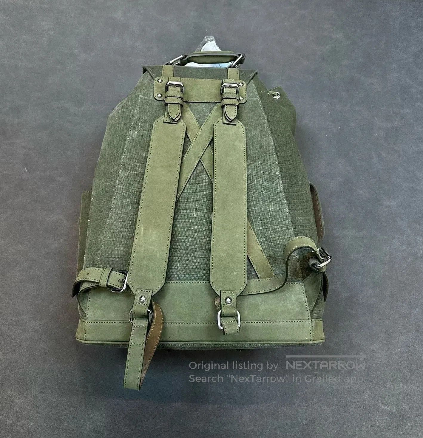 READYMADE ReadyMade Vintage Military Fabric Flap Pocket Backpack. Size ONE SIZE - 2 Thumbnail
